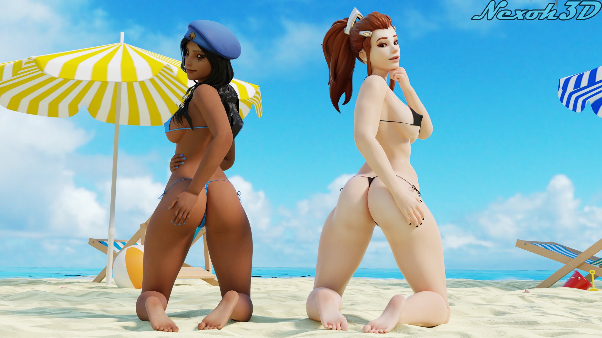 Ana x Brig Showing off their butts on the beach :D! (Ana x Brig Set Pt.3)
Support me on patreon for 48 hour early access, bonus alts and content, and more <3
https://t.co/nyjVrXX2kK
#ana #brig #Brigitte #ow #overwatch #nsfw #rule34 #pinup https://t.co/Knlb5P9T1d