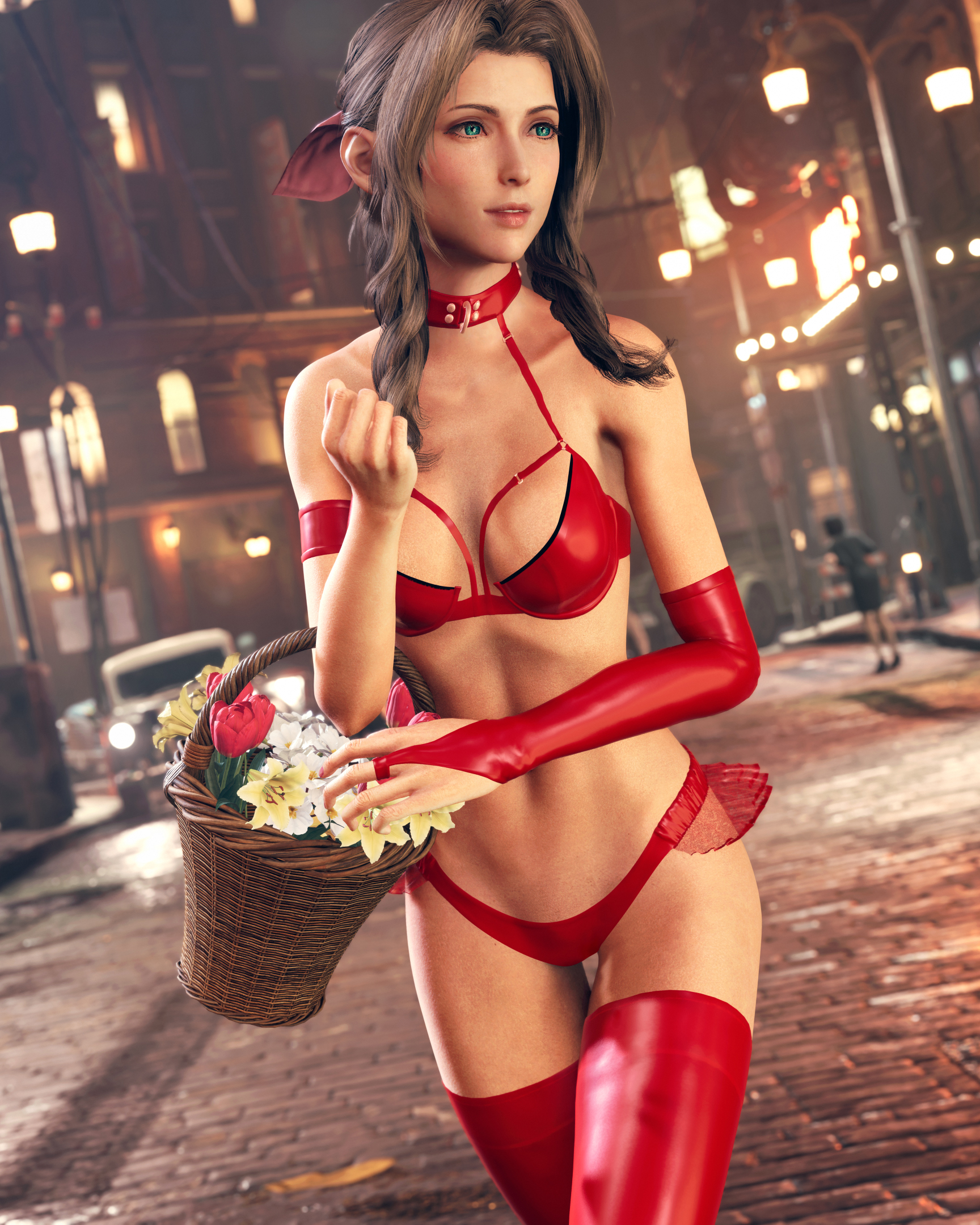 Roses are red🌹 #Aerith https://t.co/WZtrBoJXEM