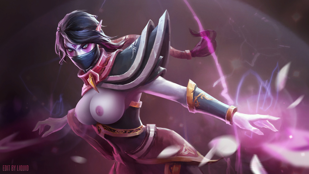 Here’s a couple new edit commissions! Both for the Templar Assassin from DOTA. Enjoy!