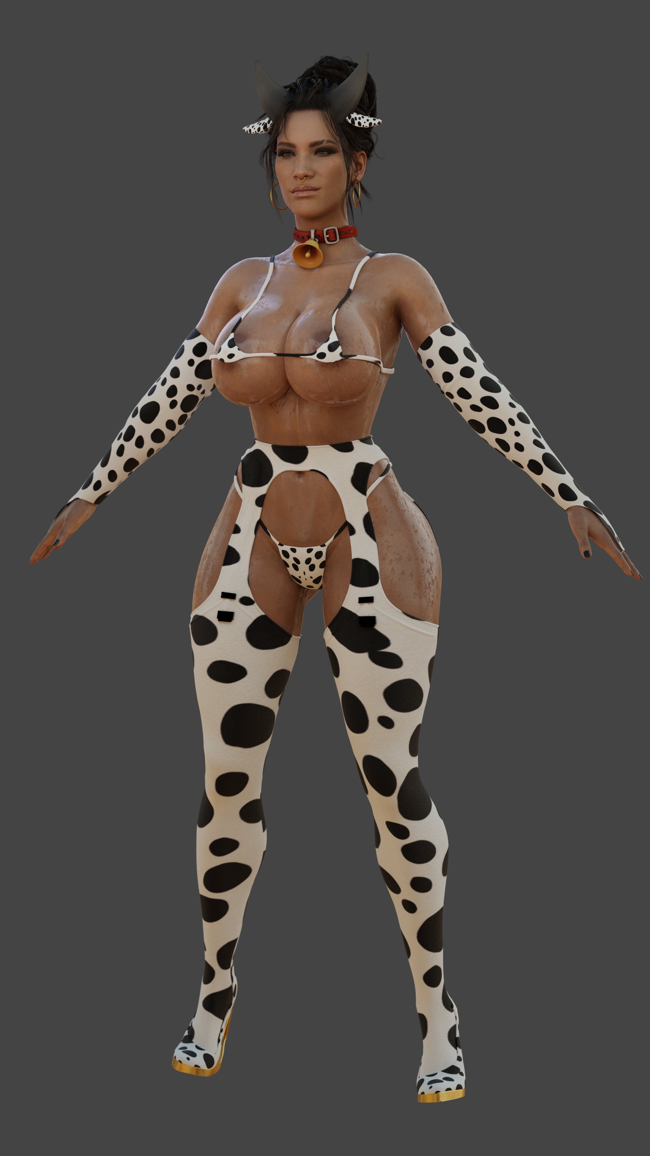 Thank you for your suggestions but I decided to go with Cyberpunk.
The first "cow" is ready for my poster idea.
I think Judy will join her. https://t.co/97YHn83Cr2
