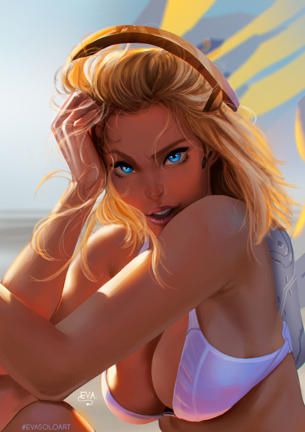 Want to repost some of my old Mercy Artworks. Looks HOW different they are! Im still trying to find my own style - isn't it?))) What is your favorite? #mercy #angela #overwatchfanart #overwatchart #evasoloart https://t.co/2iuID6KnIv