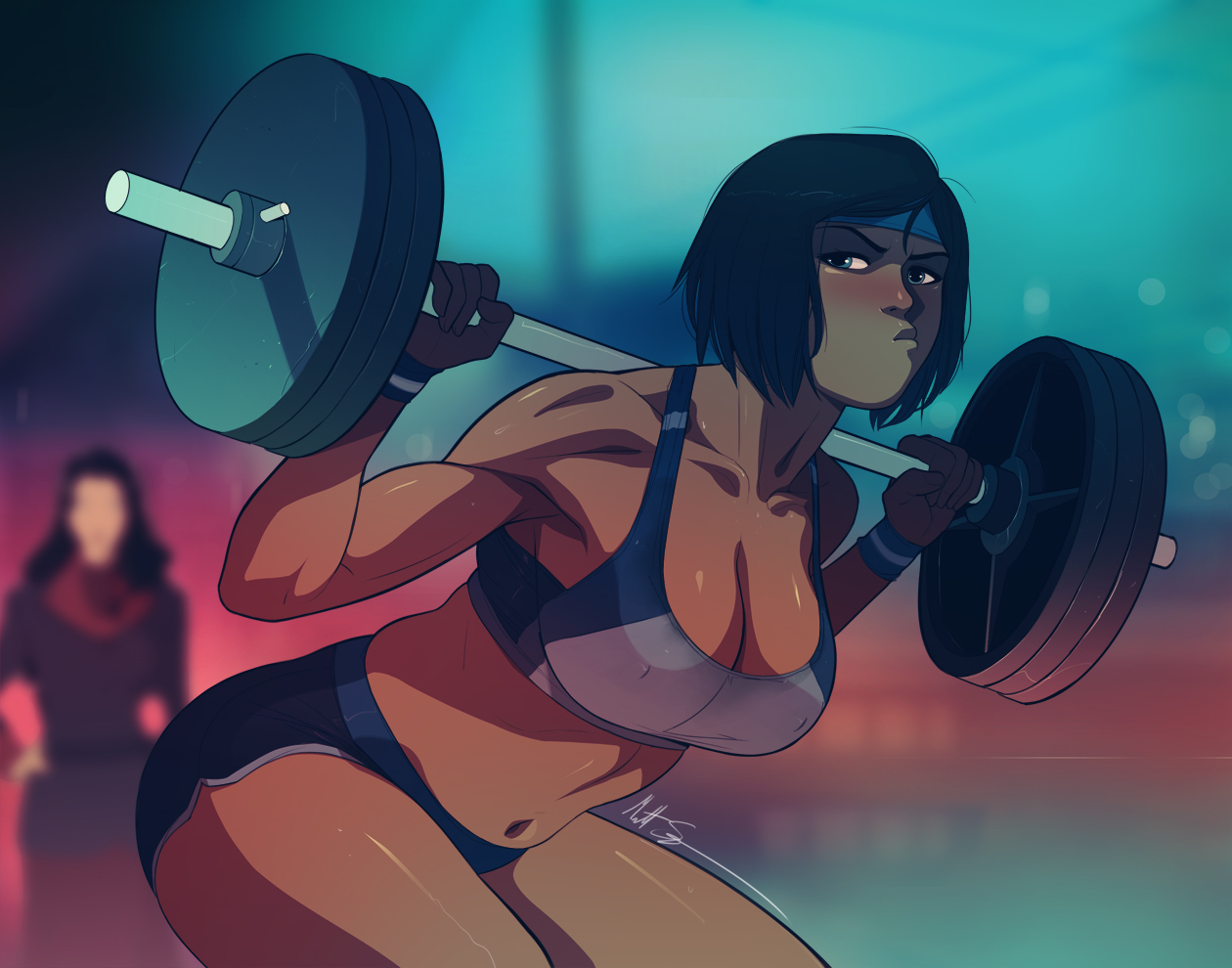 Pumpin' Iron. #Korra #LegendOfKorra #NewArtTuesday https://t.co/dloivMfE1H