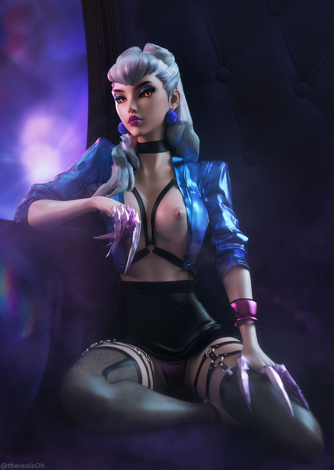 K/DA Evelynn: Queen #3d #3dcg #LeagueOfLegends #LeagueOfLegendsFanArt #3dnsfw #rule34
As usual with the K/DA All Out Girls, thanks to @merade3d for the model port!
1600p: https://t.co/PucUDhl1tE https://t.co/QDe4FN0T7W