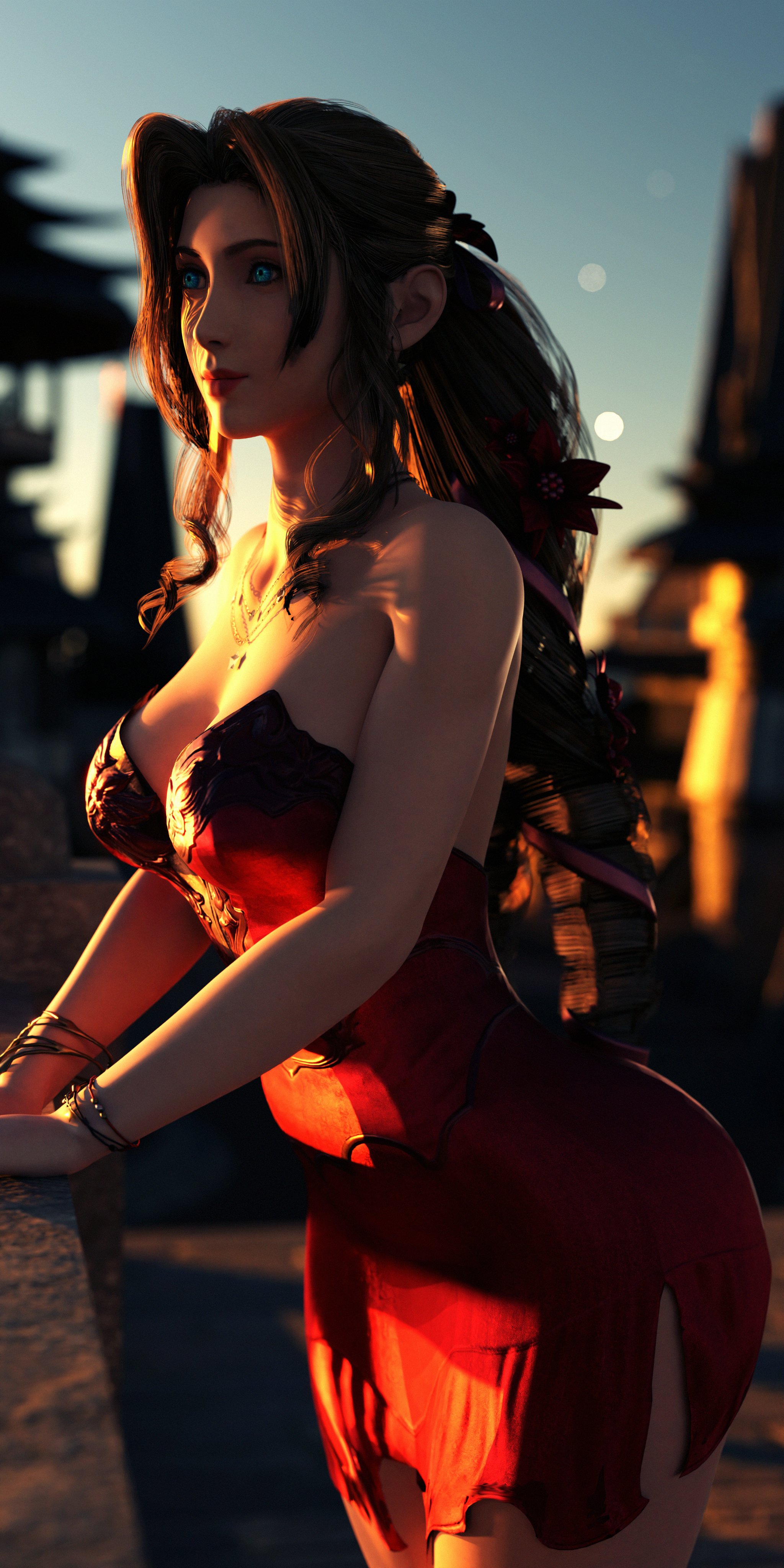 Aerith model by @MokujinH https://t.co/DagmtP8bCj