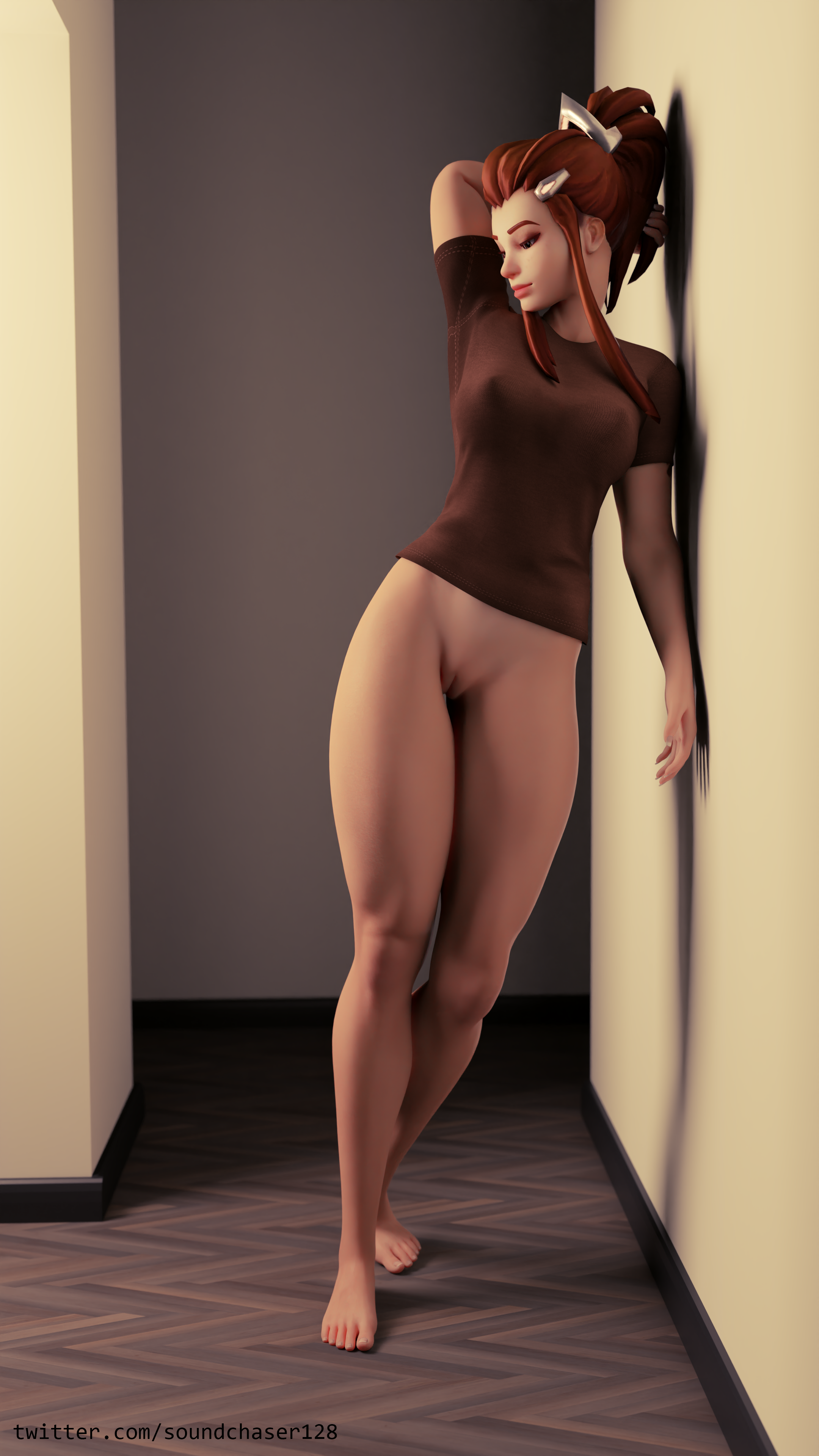 Sort of stuck with the other thing I'm doing right now, so I rendered some variants of the Brigitte hallway picture I did recently.
Bottomless: https://t.co/P6UbYFb68M
Mesh: https://t.co/3fZWzolonz
Clothed: https://t.co/F7Xi0WlRPO
Topless: https://t.co/ARHF35aYYu https://t.co/80d3T4aRi8