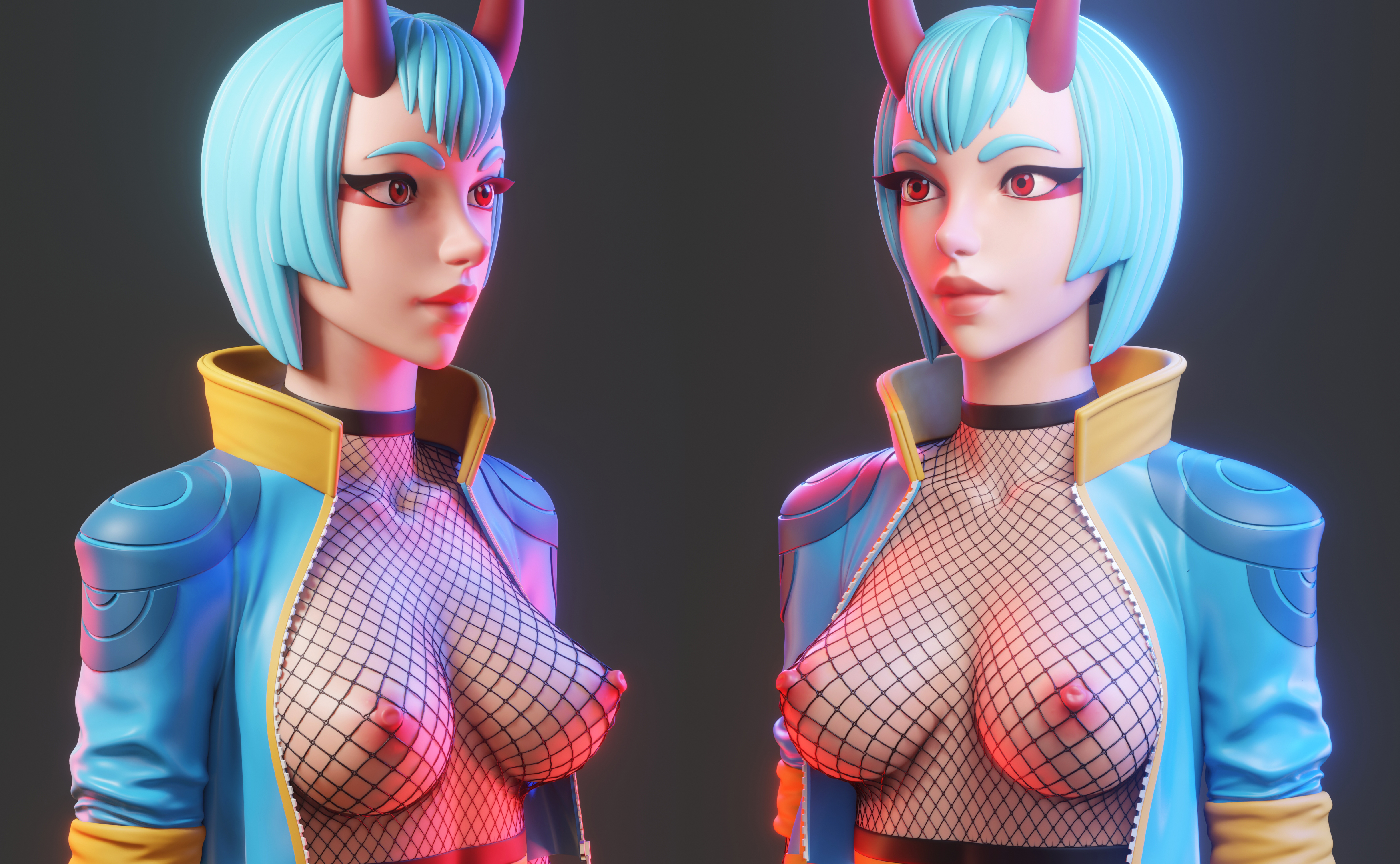 So, if you didn't know, for numerous reasons I ditched my original content, cancel patreon & now go for commissions instead. Stay tuned!
Working on Amy - @jirs_art OC. Went a bit overboard with boobs size, so before I shrink them, decided to show you all the progress so far https://t.co/CONqtyljcg