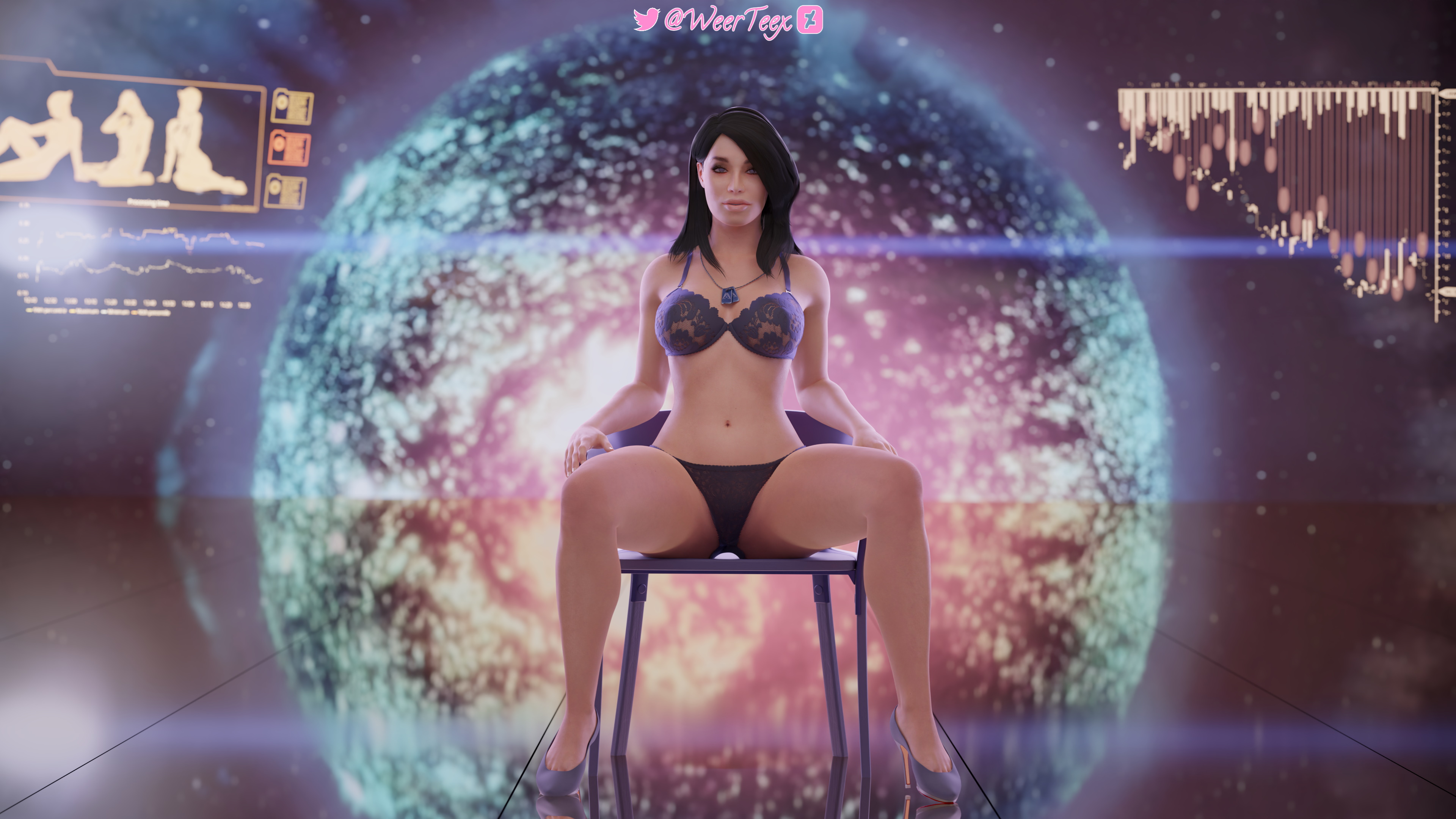 Best View in this Galaxy ✨Late birthday present for @BarracudaBrazen Model by @Rigid3d https://t.co/HmHsXa64a5