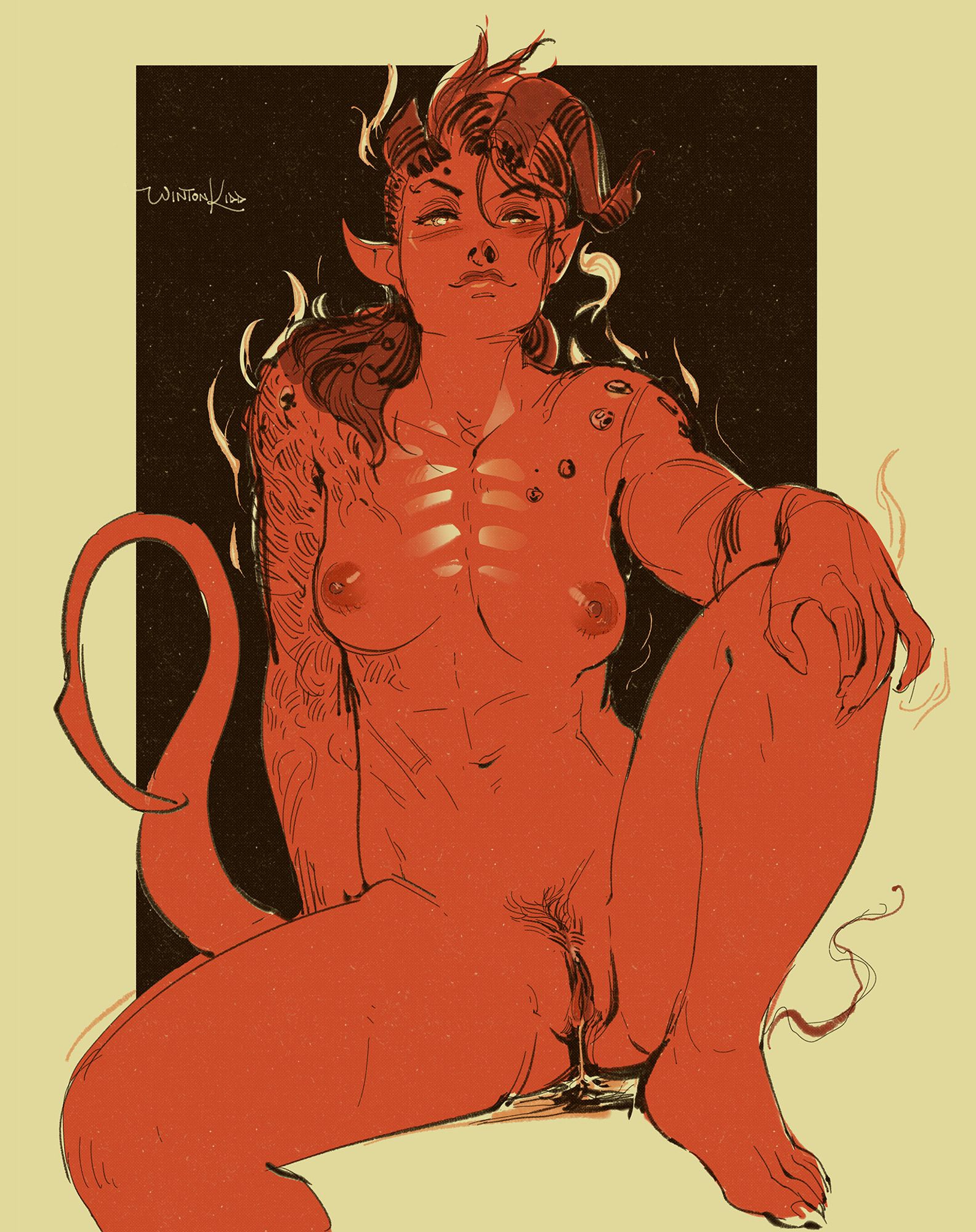 Karlach quicky #nsfw #bg3