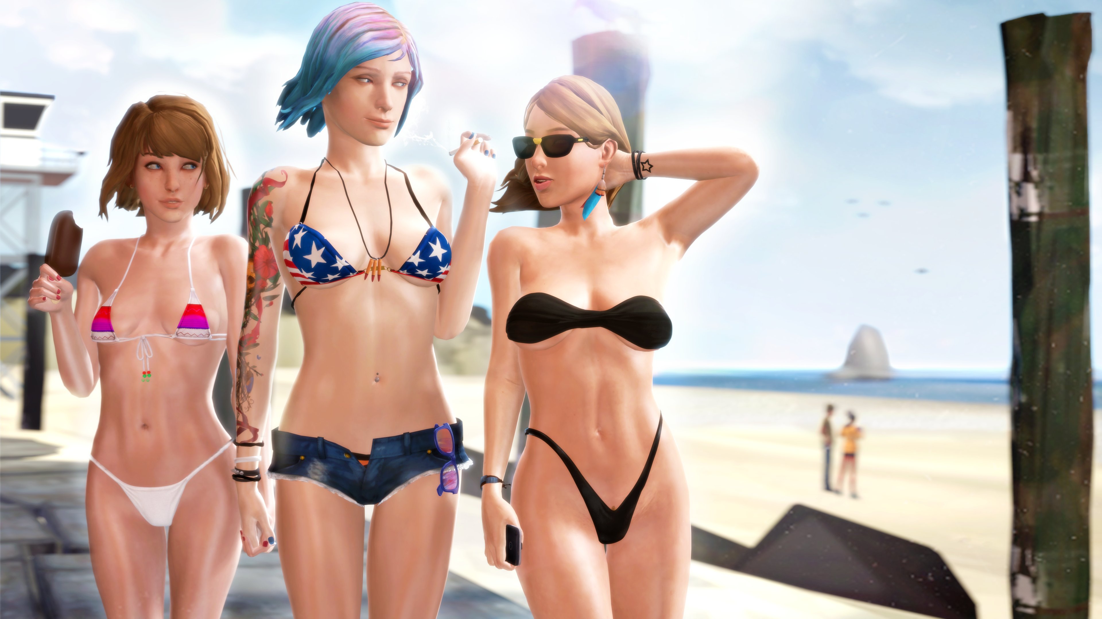 - Summertime In Arcadia Bay -
During summertime, the beach of Arcadia Bay tends to be a little more lively
If you want, Support me here: https://t.co/I6fBPOdvCf https://t.co/9rQxnEATdS