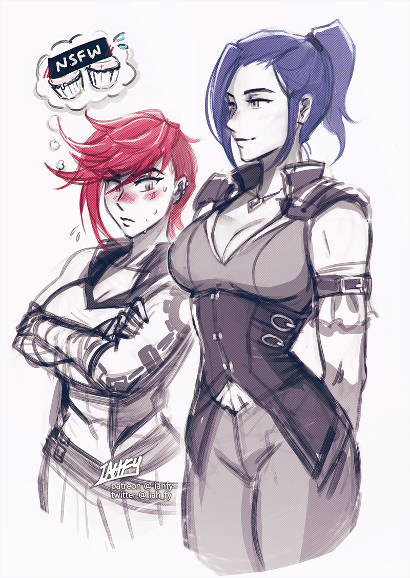 Pondering....
#Arcane #Caitvi #Piltoversfinest #Caitlyn #Vi https://t.co/Ta2L4NfKYf