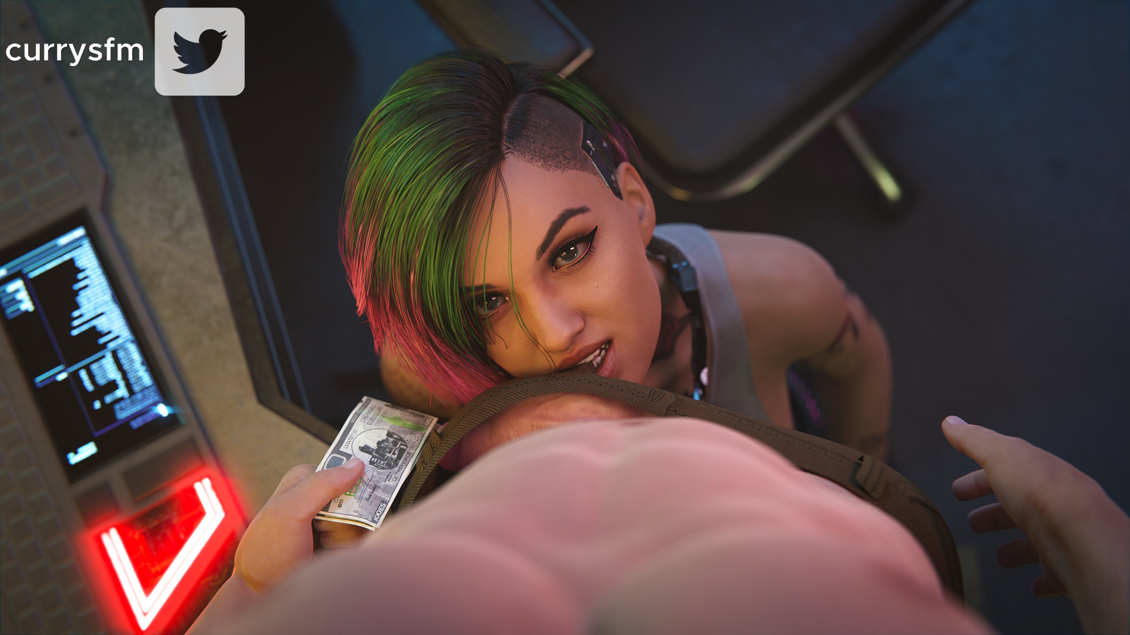 A handful of Eddies is all it took for Judy to forget all about V and try out some dick😏
HQ https://t.co/OhXpG0sJPY
Judy and Props by @Rigid3d
Male by @1ceDev_
8K versions on https://t.co/lILlSaKr6c 😊 https://t.co/58IQnbWZjW