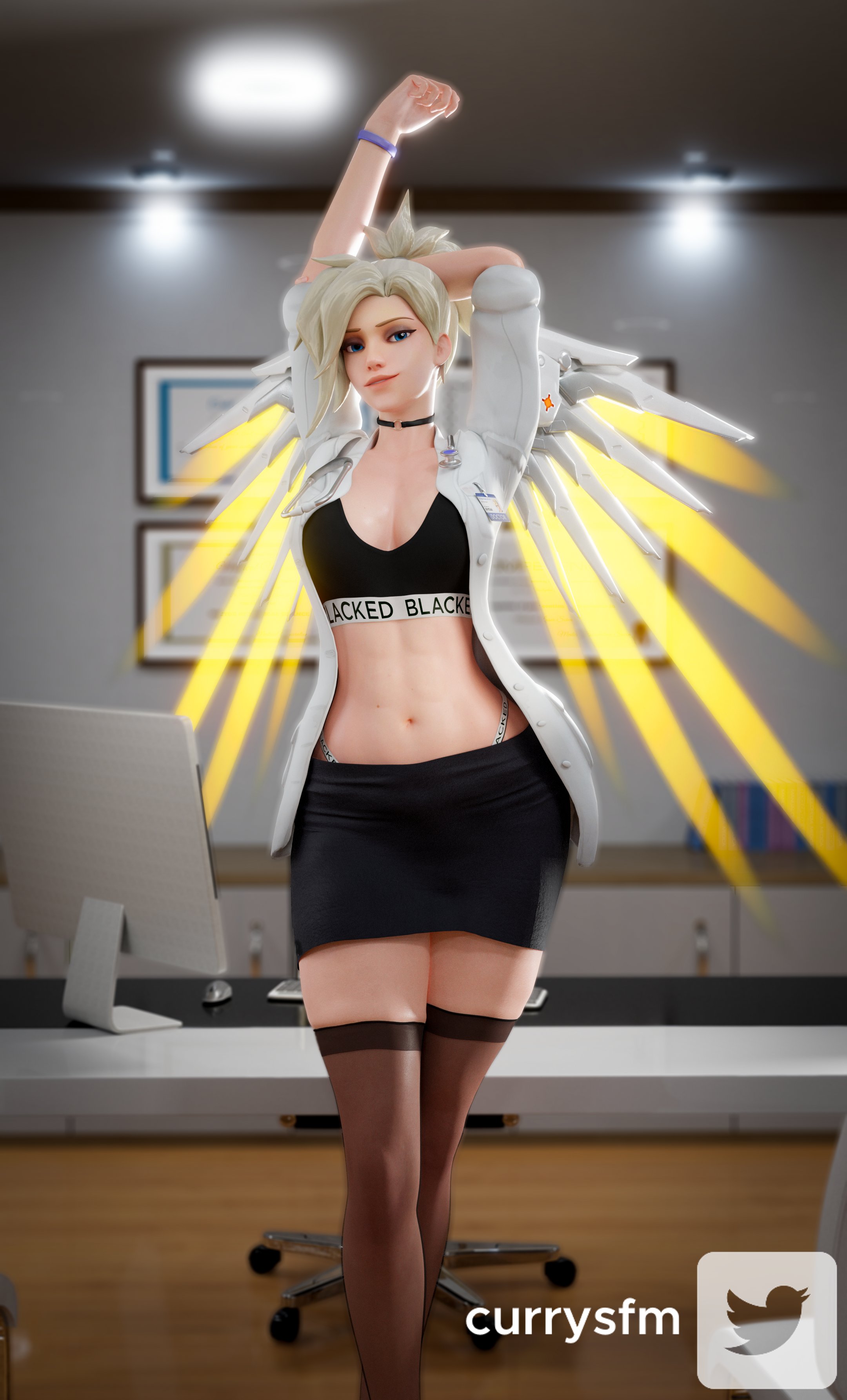 Mercy showing off what she wears in her clinic everyday to her favorite patient 😏
HQ
https://t.co/K6avbi8F3h
https://t.co/bCmAKp7XkU
Mercy by @arhoangel
🥰 https://t.co/i5mZuIyQg7