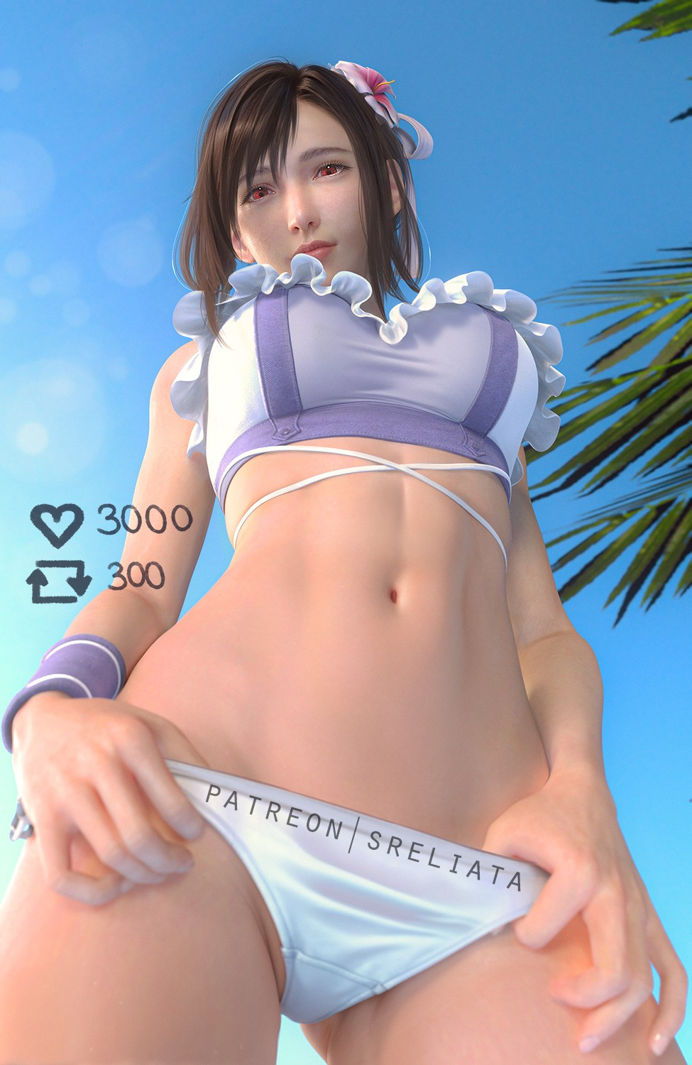 Strip Game with Tifa, part 2. 😳 #FF7R #FFVII #Tifa