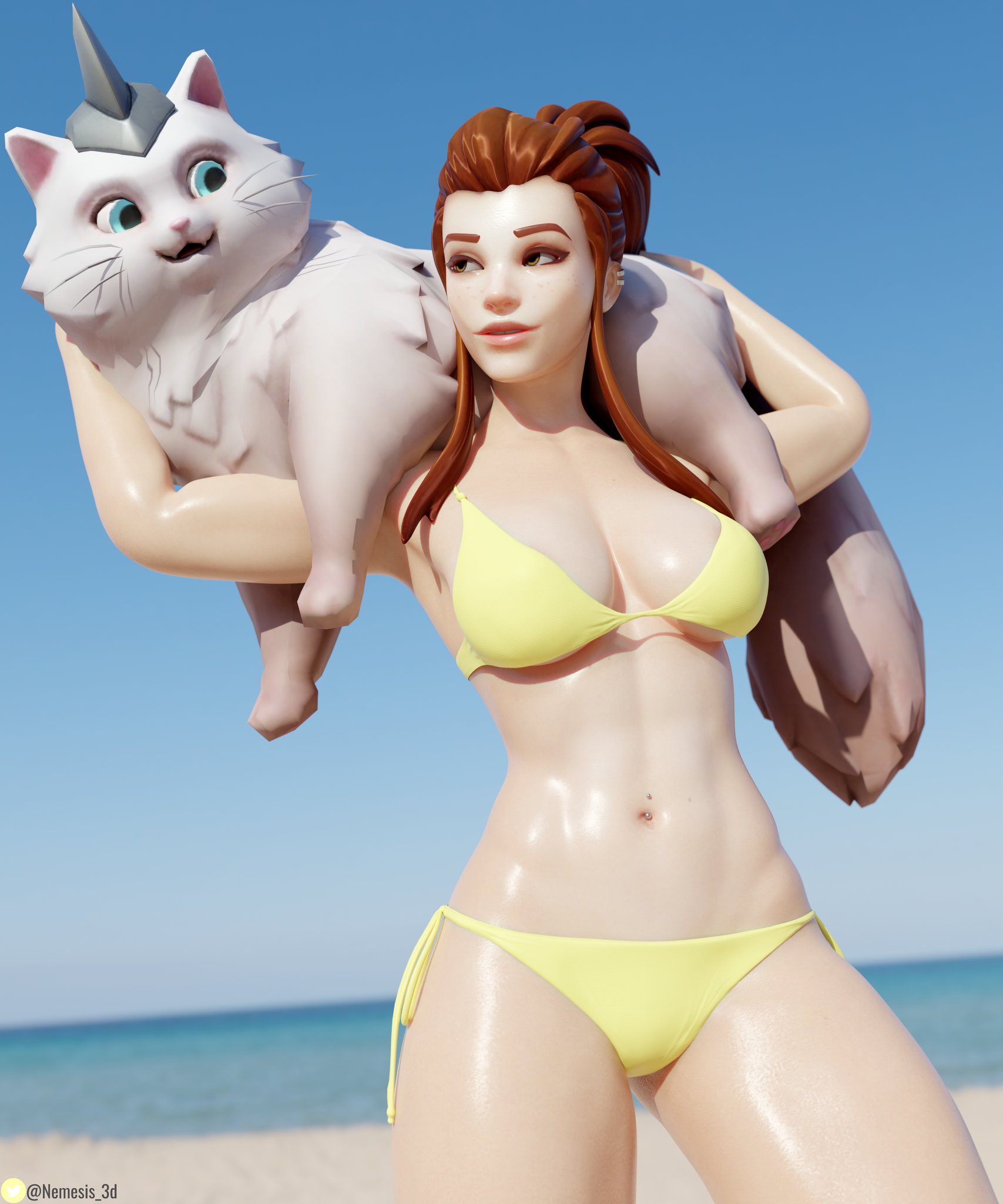⚙️🐱Brig and Mitzi's beach day!🏖️
There's nothing like spending a day at the beach with your best friend!🥰
⬇️Download here in 4k⬇️
https://t.co/IsQaK2eUWX
#Overwatch #Brigitte #NSFW https://t.co/1rX04MuvZK
