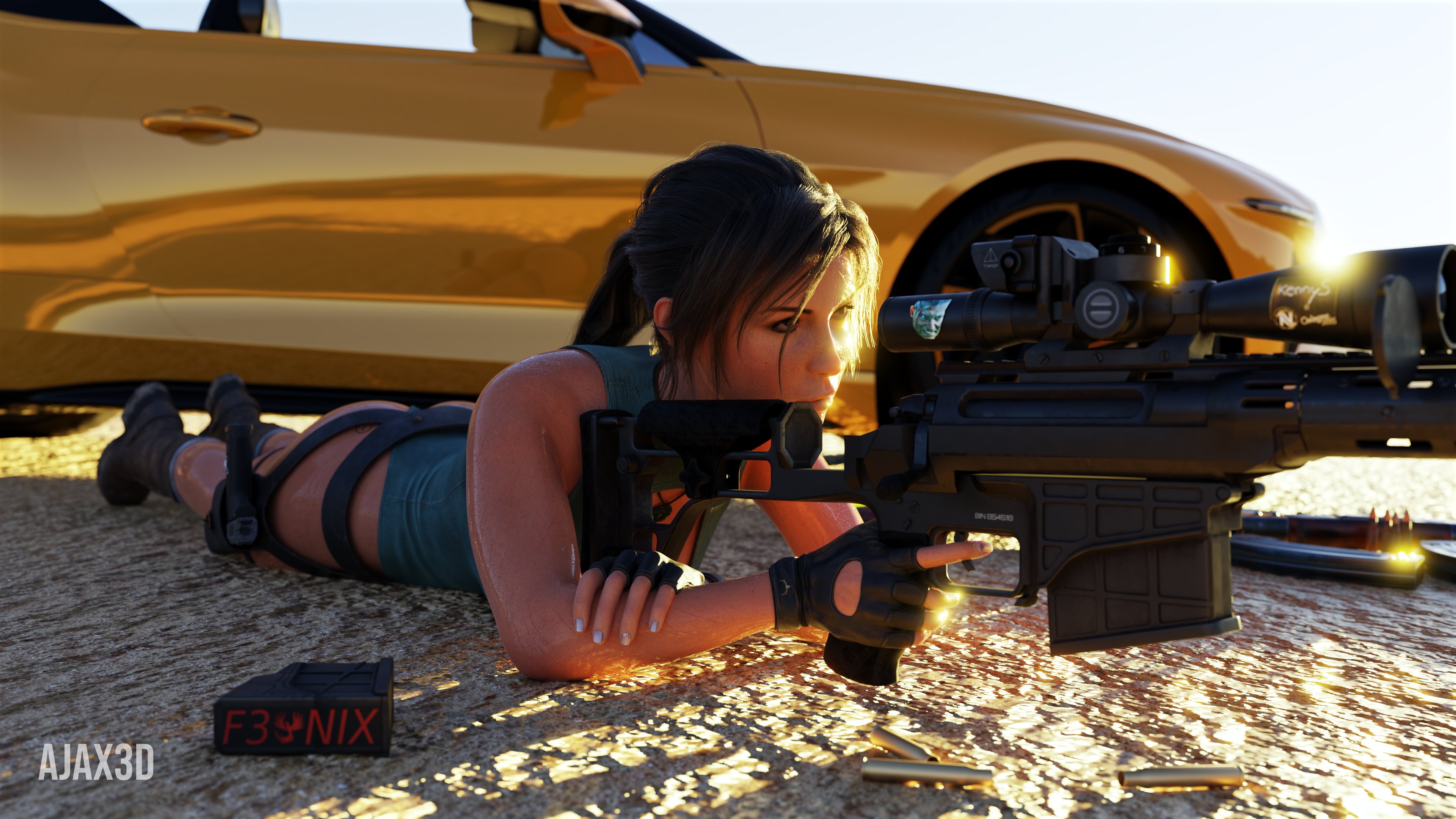 Lara preparing for a day at the range. For my friend @Stealthy_Gamer_
Model by @wildeerstudio & @nsfw_pyro
HDRI and sniper rifle by @Major_Guardian
Car by @Defaultblend & @MisterLowerks
Special Thanks to @6Graphics, @F3ynix, @soundchaser128 and @SwurstErotic for the help. https://t.co/PIbRHSf3O4