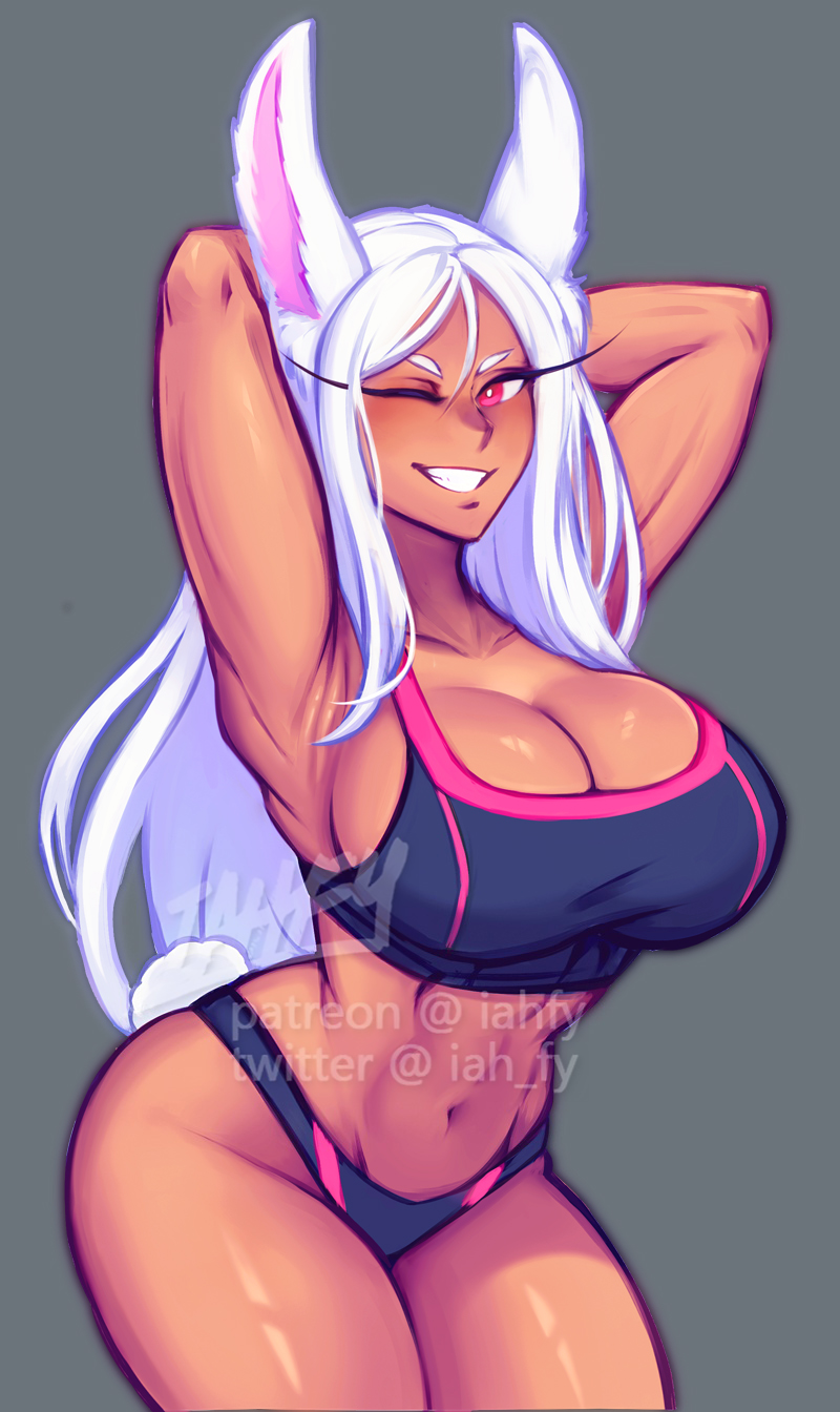 Mirko flexing her muscles