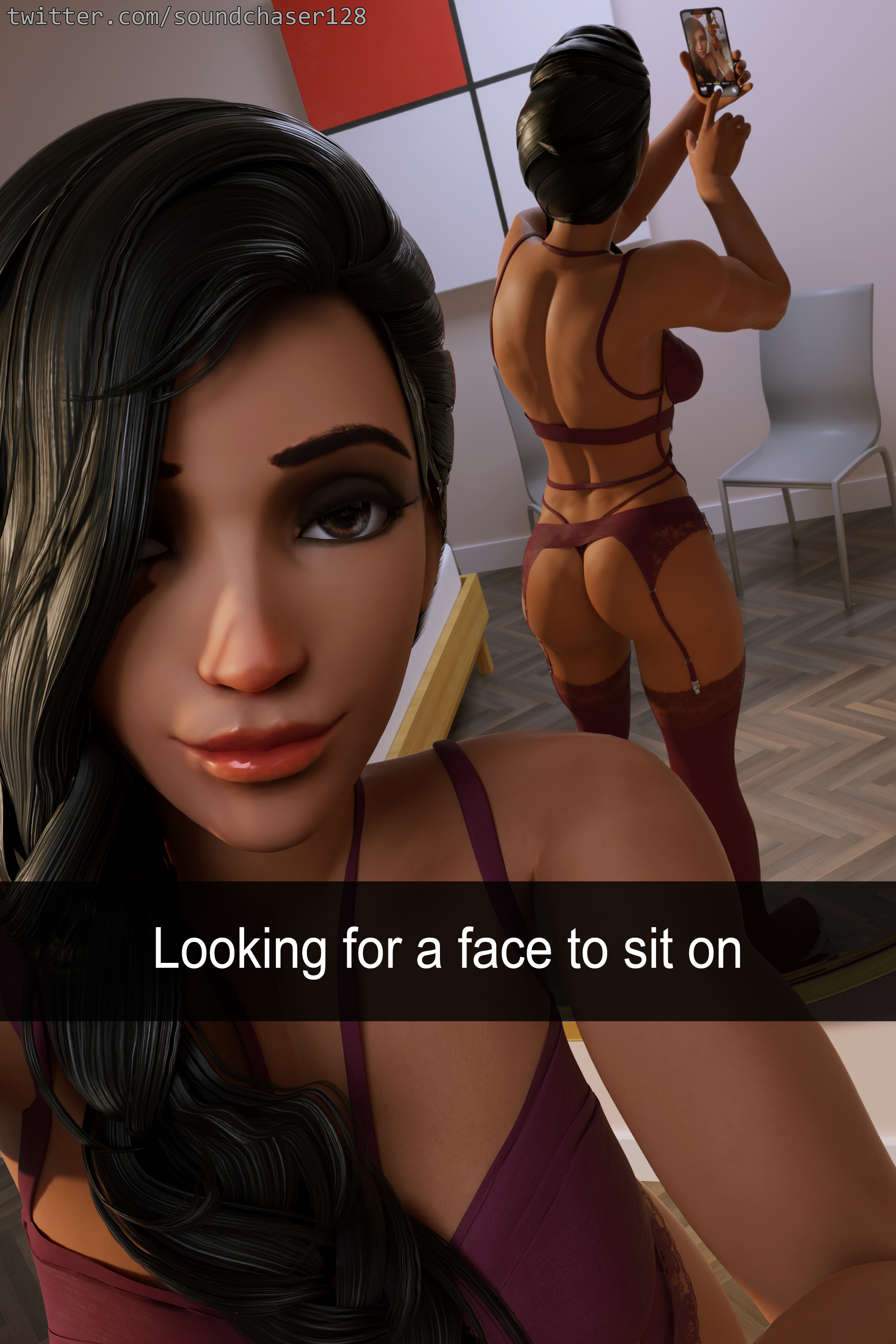 Pharah is bored in her hotel room.
Model by @PharahBestGirl, various props in the scene by @MustardSFM and @its_gergless
HQ: https://t.co/TdmhYFfrZH
https://t.co/OwJ7TNuaVU
https://t.co/KmDgptsr0F
#rule34 #overwatchnsfw #pharah https://t.co/OMgWMJPMSK