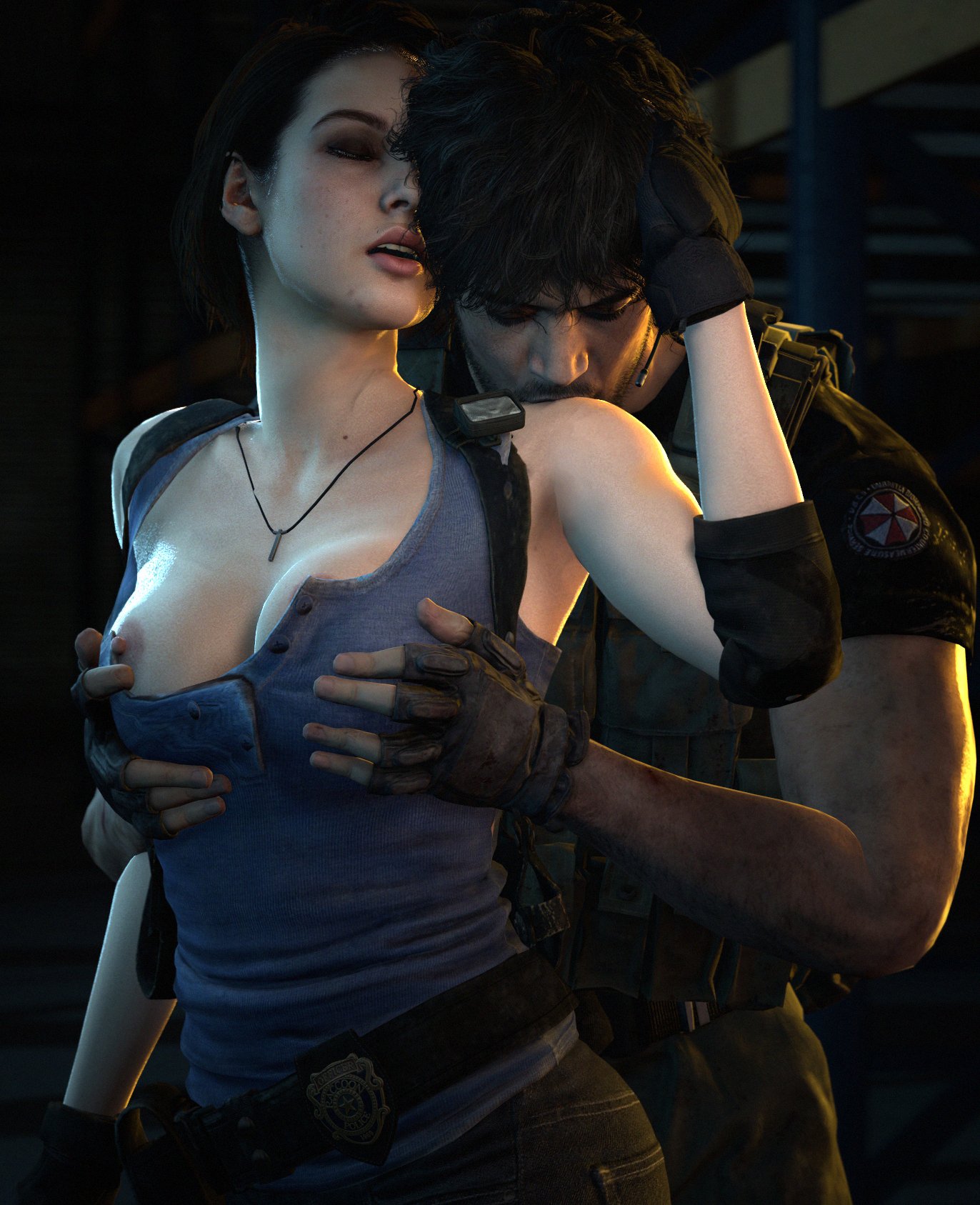 (HQ)> https://t.co/vbcx8AjuhC Yep these two agayne. #jillvalentine #CarlosOliveira #residentevil3 #residentevil3remake #re3r #nsfw #tastytextures #r34 https://t.co/Z2uegrqCN5