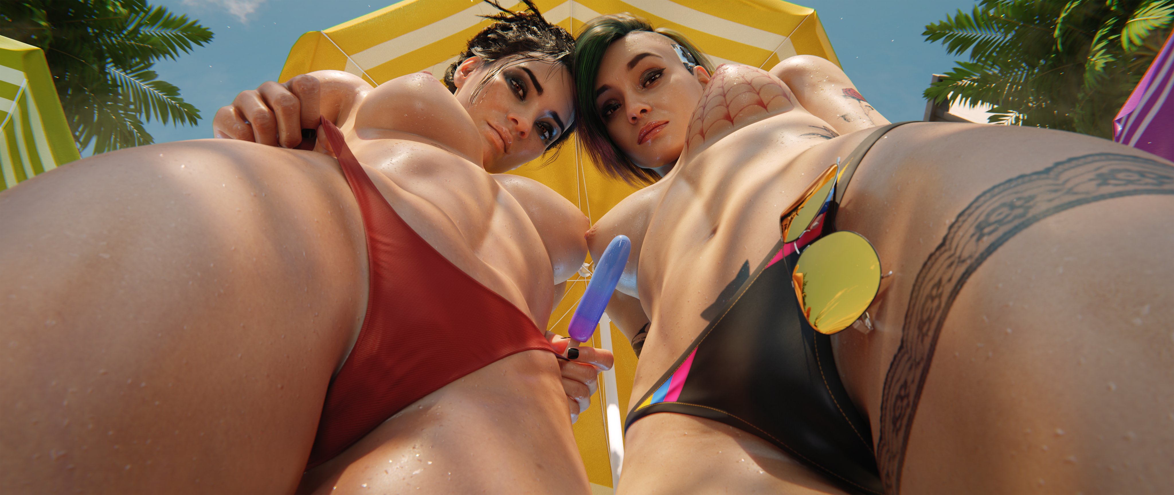 ДОСТАВАЙ ПИСЮН 😎
#JudyAlvarez #PanamPalmer #Cyberpunk2077 https://t.co/zCzAYIXjof