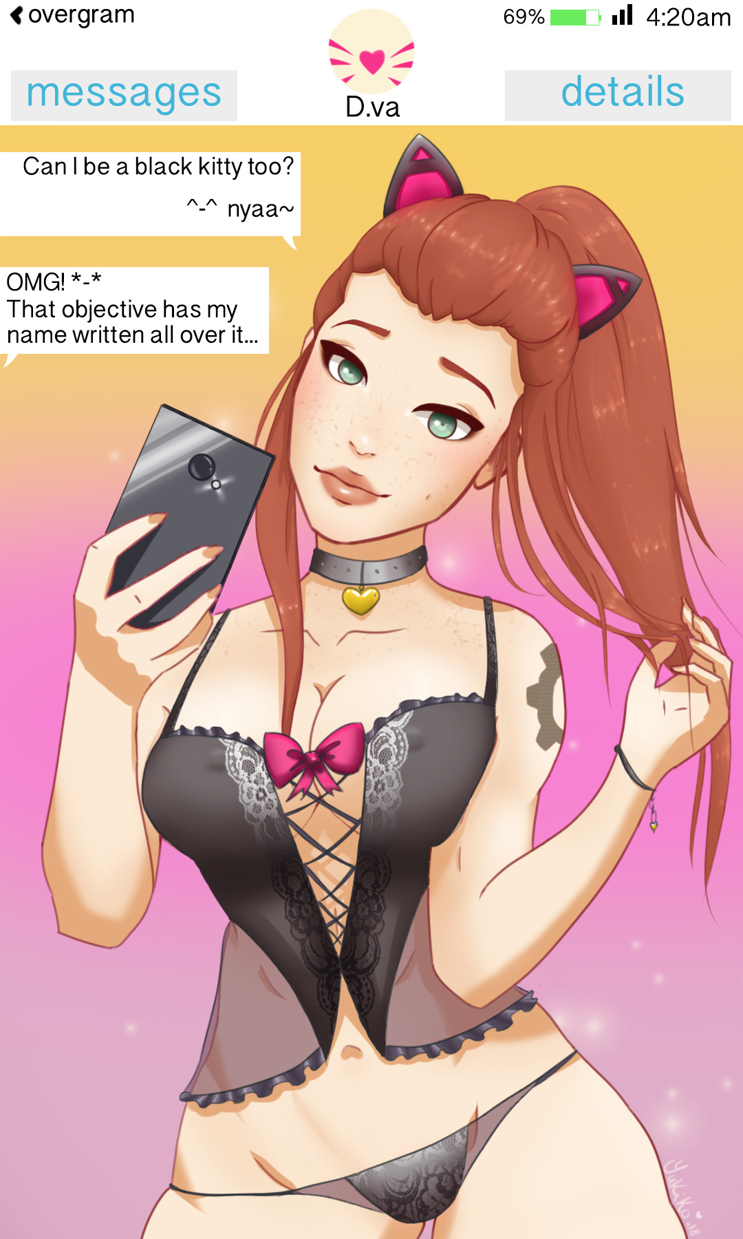 Black Cat Brigitte by YukikoAmane