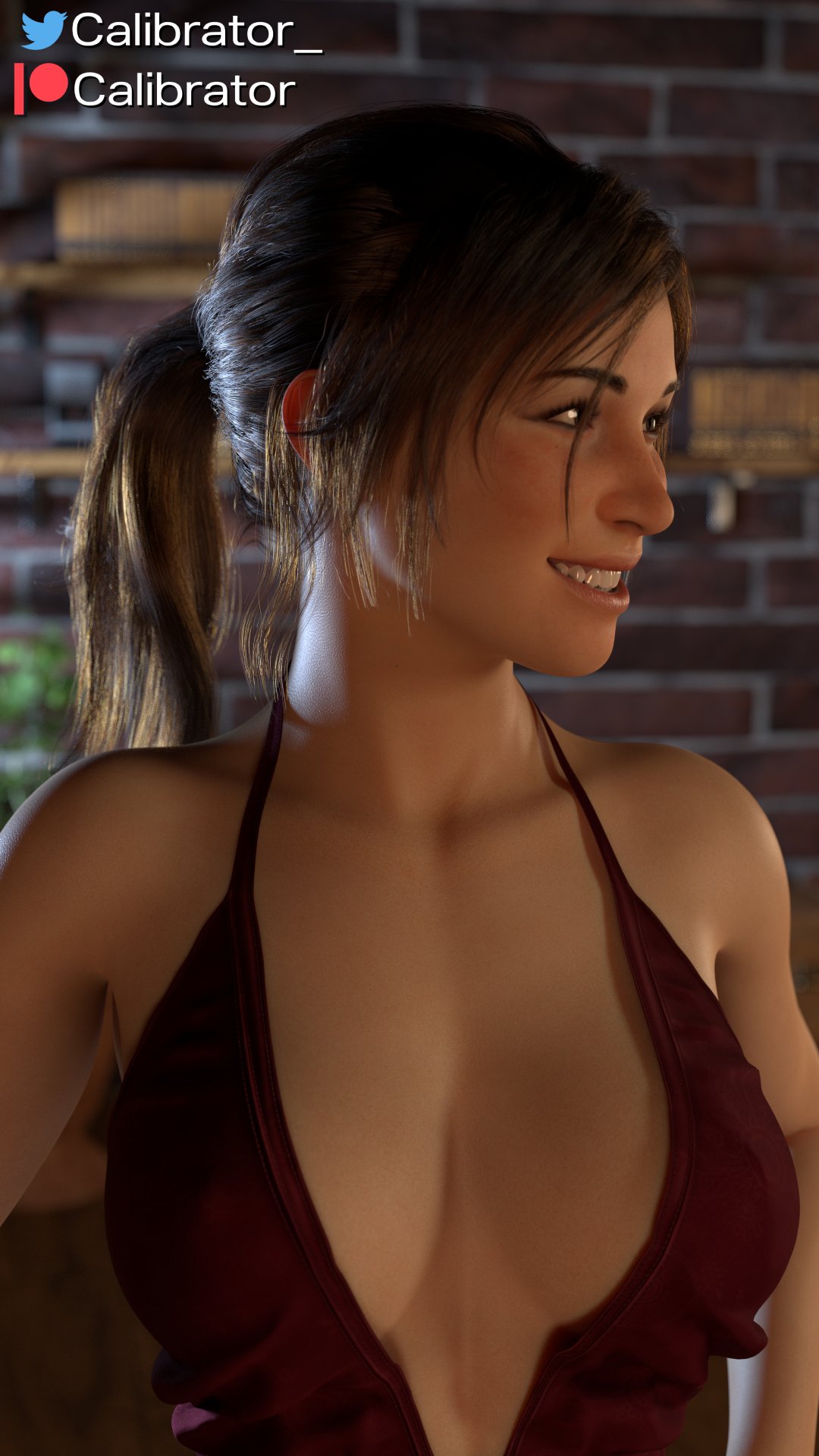 So I was testing out @MustardSFM 's Lara and she passed with an A+ in hotness. I'm sweating already.
Btw the shaders were WIP, Mustard made the Eevee one even better than what you see here 😉 https://t.co/fBxX1MFP4Z