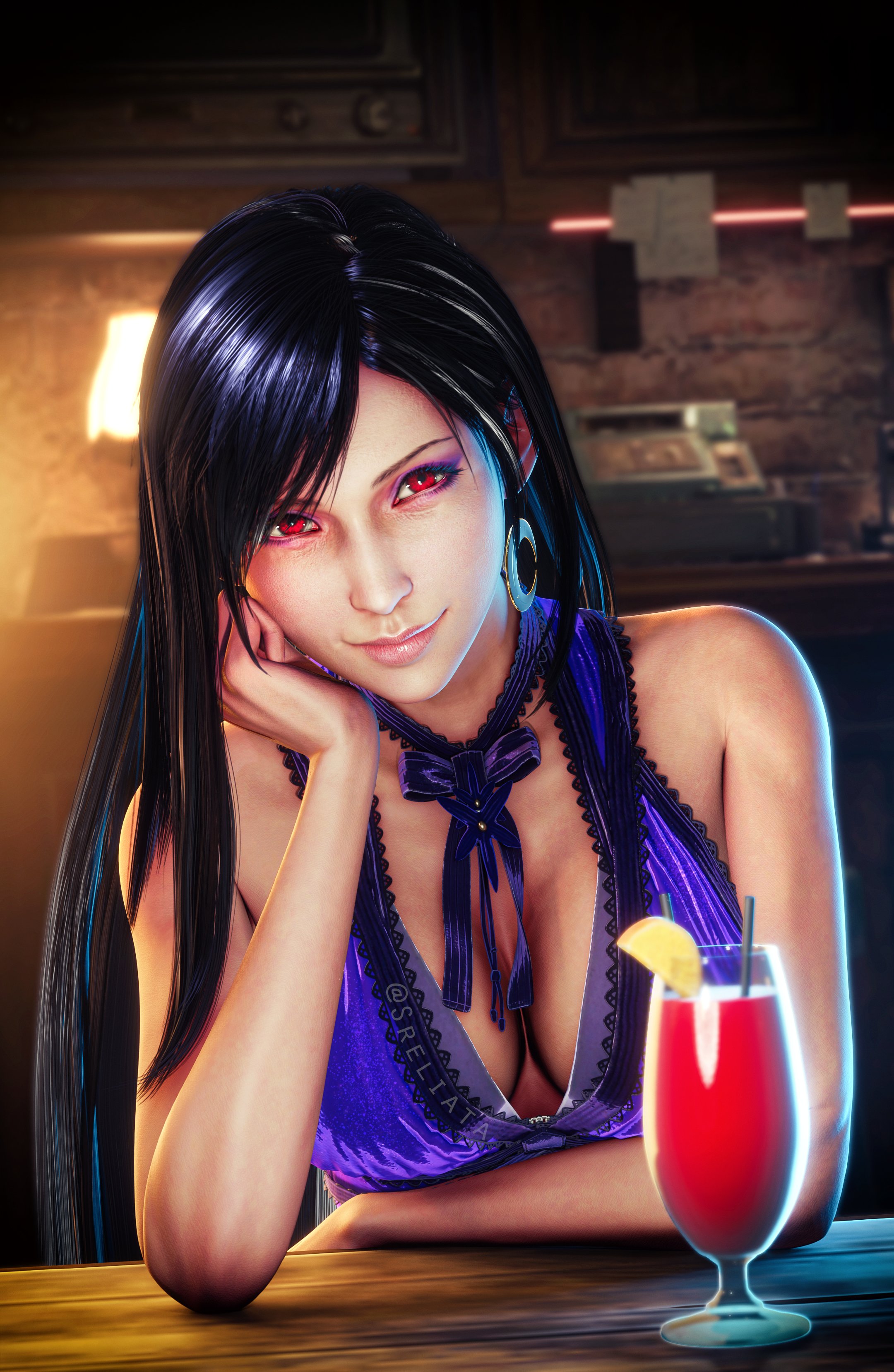 "So, what will it be?"
Day 4 - 7th Heaven
#Tifaweek2021 #Tifa #FinalFantasyVIIRemake #FF7R #FF7Remake #FFVIIRemake #ティファ週間2021 #b3d #eevee https://t.co/0rxtg98B4B