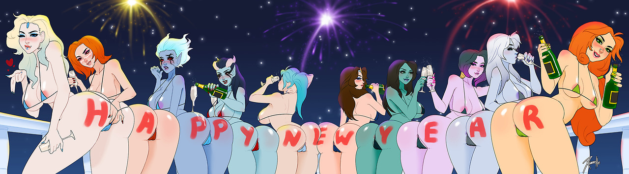 ☆*:.。 Happy New Year! 。.:*☆ with Dota Divas! (ノ´ヮ`)ノ*: ・゚ My Patreon