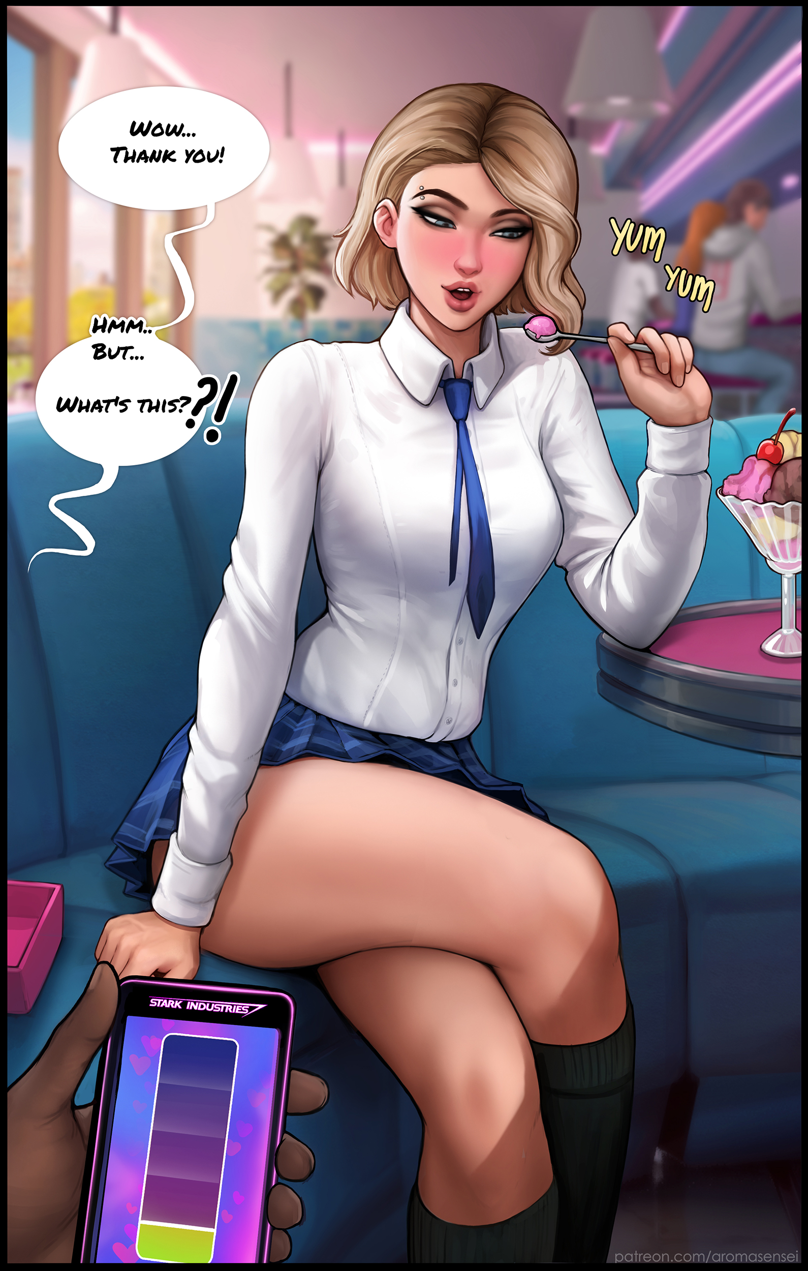 Do you like ice cream?π¨
#Gwen #spidergwen https://t.co/Dvj6gksbN8