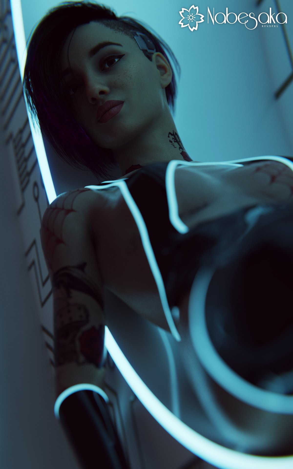Another try at something
on the 'glamour' side of things.
The style of this render was inspired a little by Tron. Hope you enjoy this set of 3.
#JudyAlvarez #Blender3d #Cyberpunk2077 https://t.co/dOGQboy2Dz