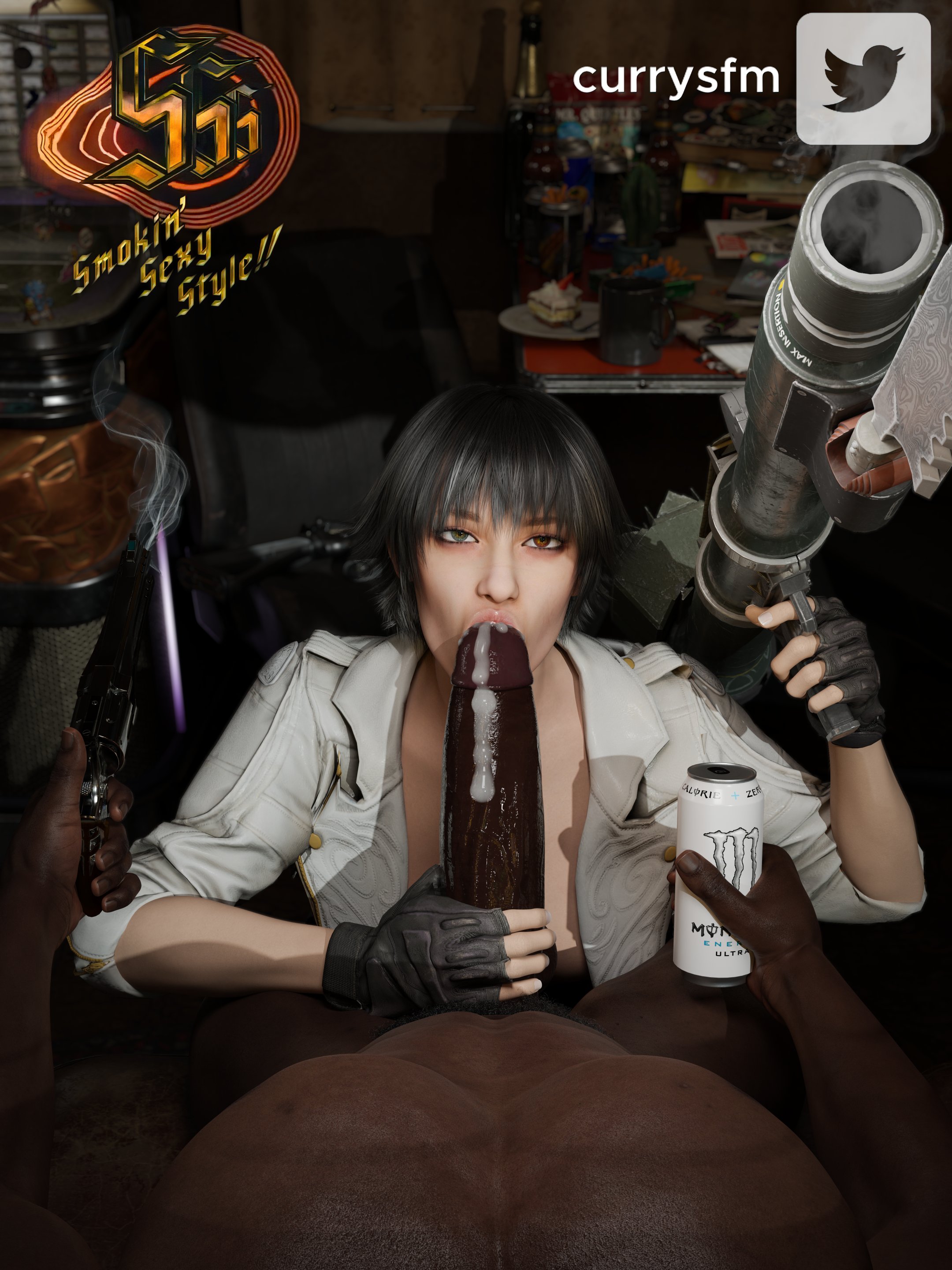 After a successful demon hunt with her new partner, Lady decides to celebrate by pulling his devil trigger. 😏
HQ https://t.co/i9MqARlA2b
Male by @1ceDev_
Lady by @Calibrator_
Van by @gurobase , do wish them a speedy recovery. 🥺
❤️ https://t.co/VYVjatghaX