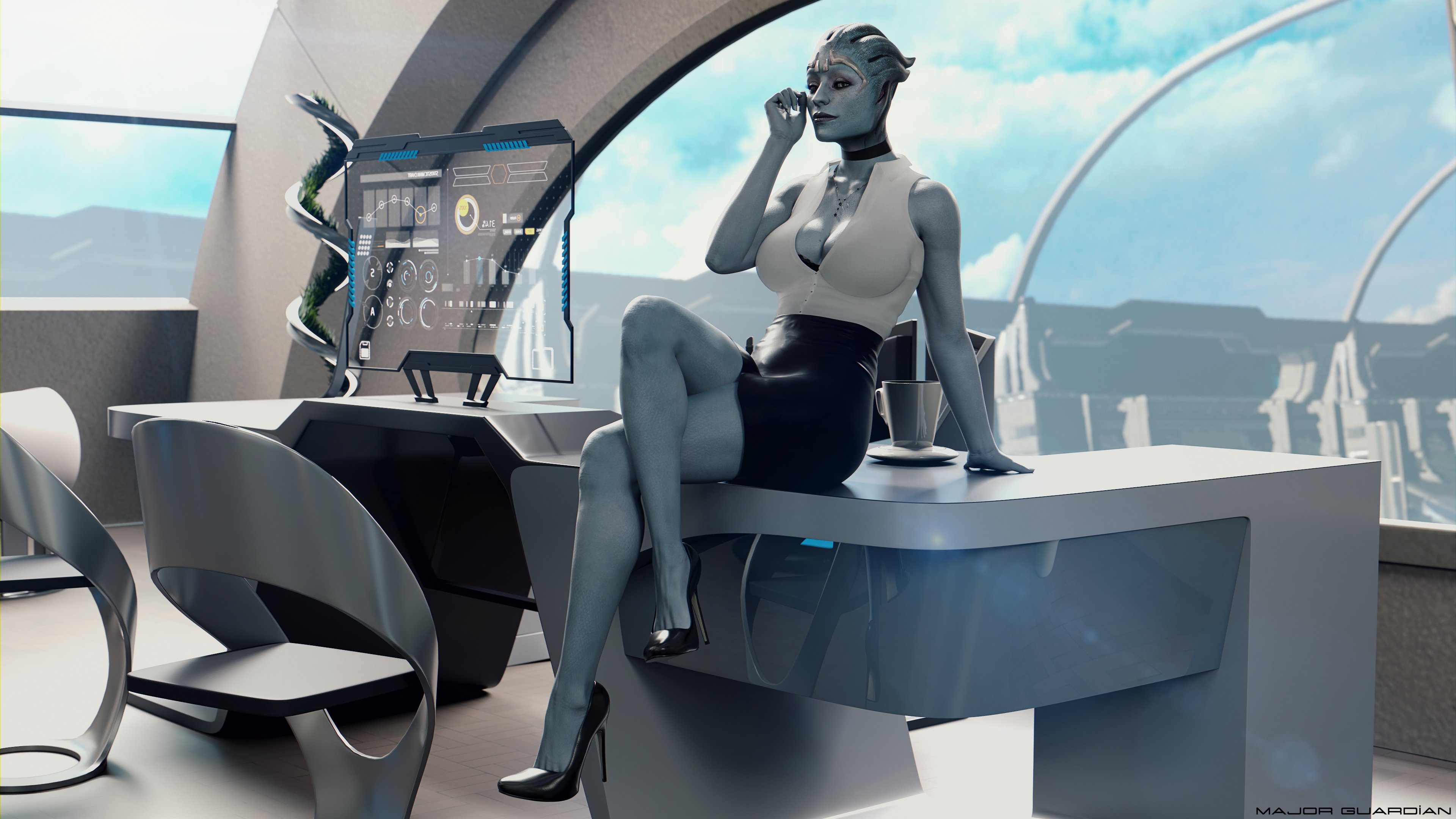 "The Assistant"
As promised here's the release of my version of Sam assistant.
Thanks to @Th3Celtic my bro for #Samara !
https://t.co/LpZhNWGFPi
#Blender3D #MassEffect https://t.co/n2Pu1mrcoo