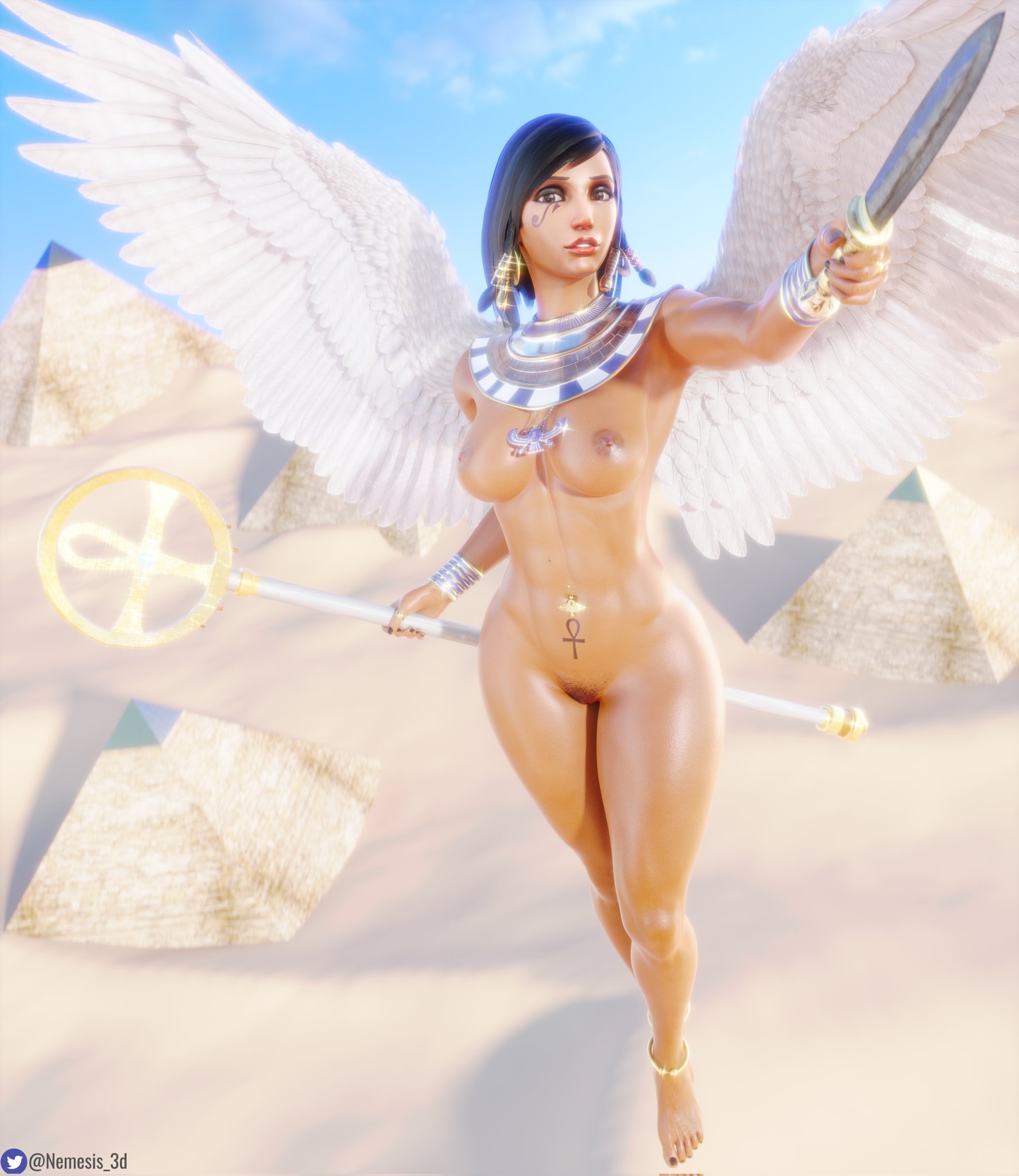 🦅Battle Angel Pharah!⚔️
Winged Egyptian Goddess Pharah takes to the skies to defend her home like a true battle Angel!🤍
I hope everyone is enjoying the Overwatch 2 beta!🥰
Pharah by: @PharahBestGirl
⬇️Download here in 6k!⬇️
https://t.co/VXPnX6H3VX
#Overwatch #Pharah #NSFW https://t.co/8esfsSEWg3