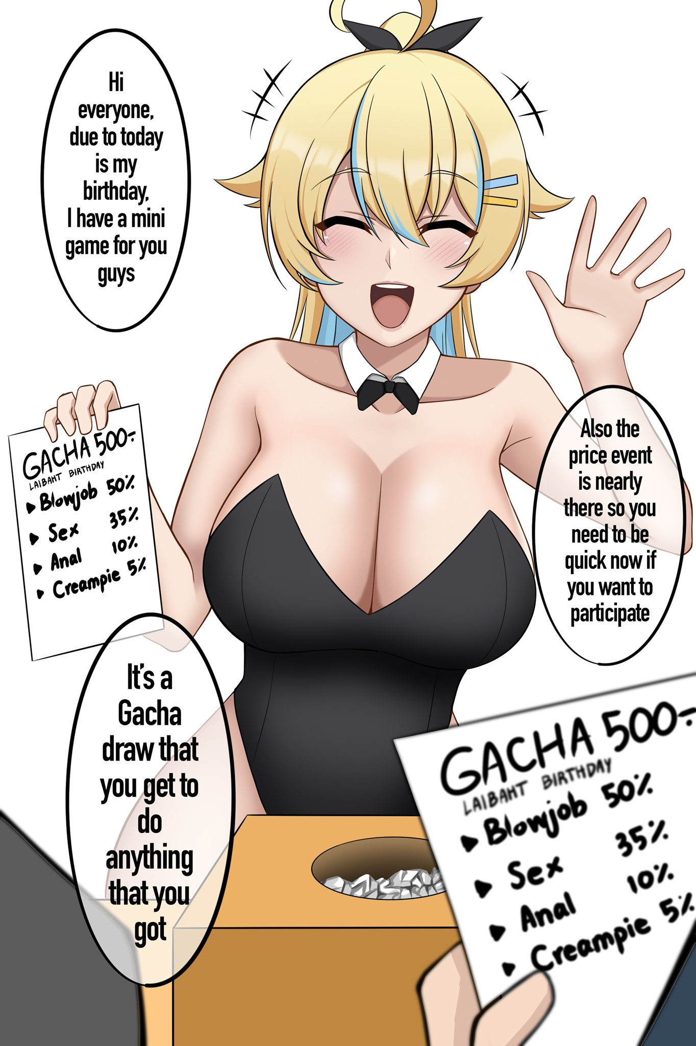 Mini Doujin Laibaht “Do as Gacha”
Eng version (sorry for my poor english though)
@manybaht #LaibahtNSFW
FB page: https://t.co/7VzIGLkY1M
Pixiv: https://t.co/0XS1UOzBIj https://t.co/MRnepFslHg