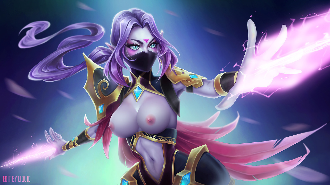 Here’s a couple new edit commissions! Both for the Templar Assassin from DOTA. Enjoy!
