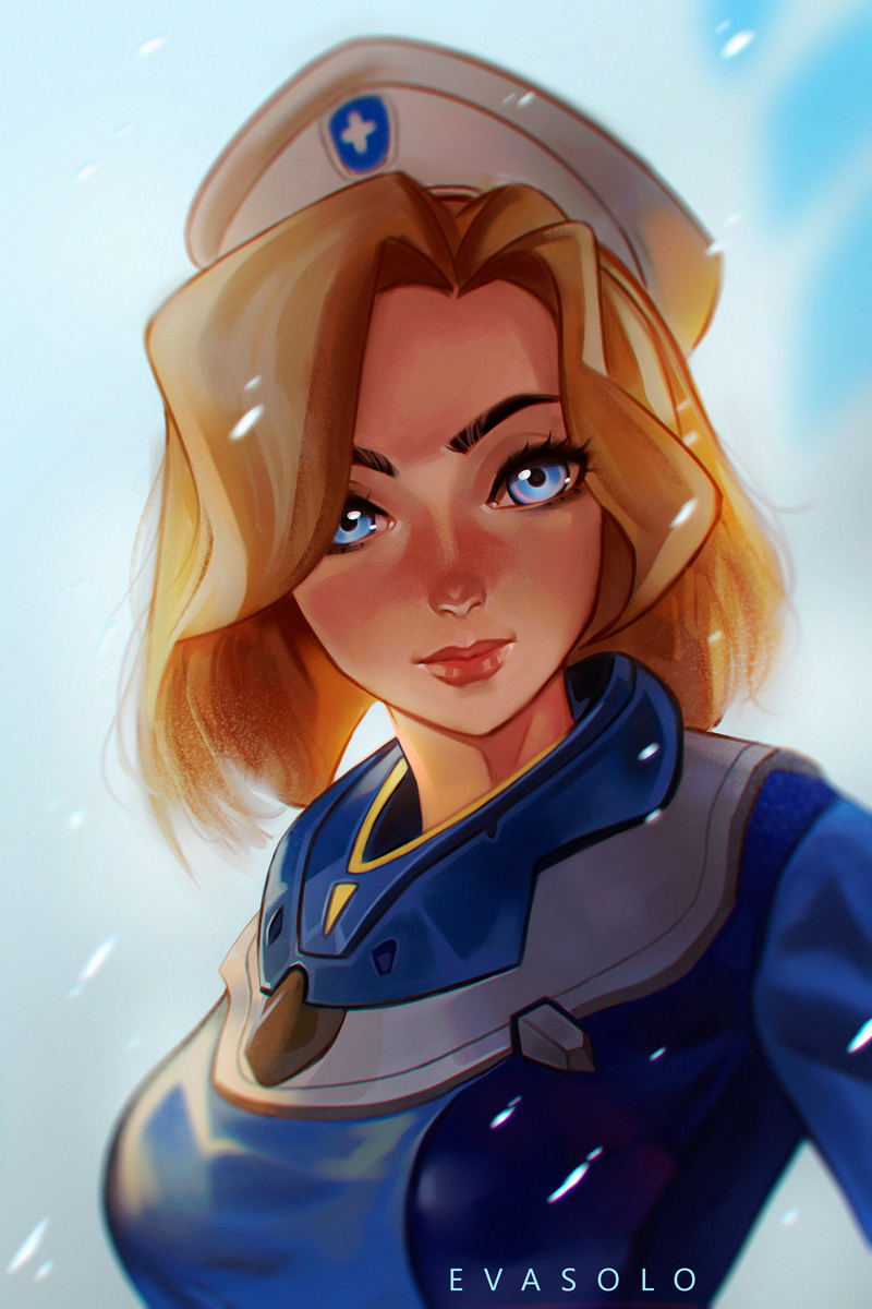 Want to repost some of my old Mercy Artworks. Looks HOW different they are! Im still trying to find my own style - isn't it?))) What is your favorite? #mercy #angela #overwatchfanart #overwatchart #evasoloart https://t.co/2iuID6KnIv