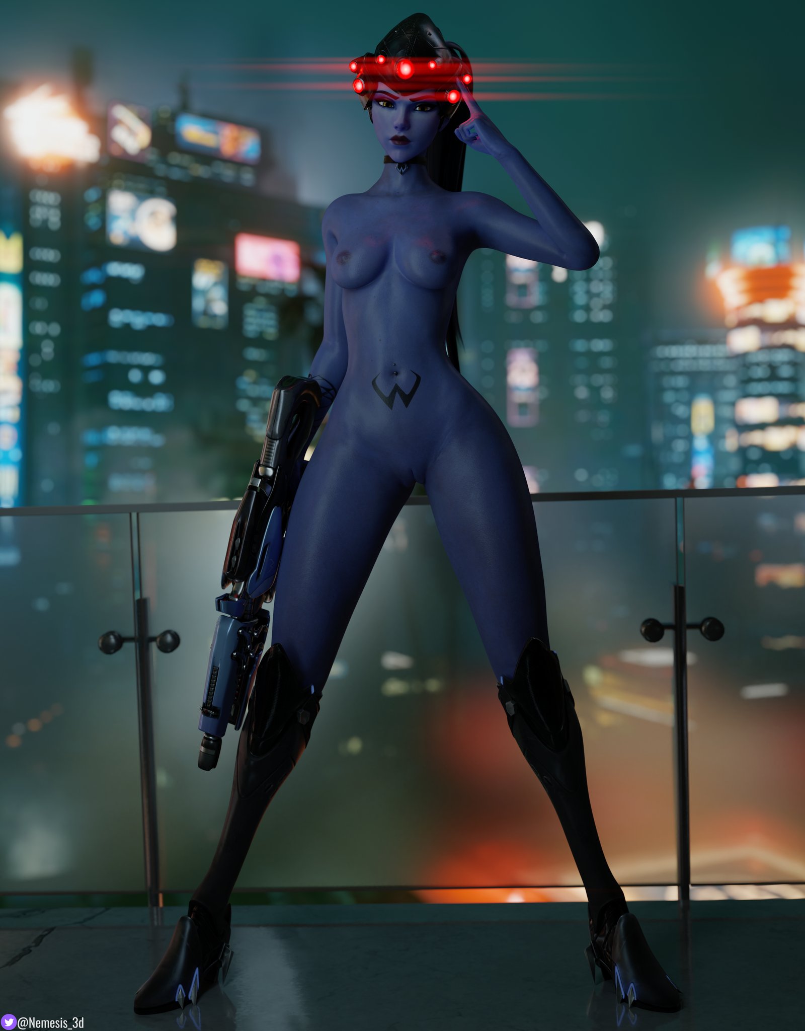 🔴Widow visor pinup🕸️
With the reveal of her redesign I realized I haven't made anything with her classic outfit even though I've had it rigged forever, so here's her visor pose!
Hdri by: @Major_Guardian
⬇️Download in 4k⬇️
https://t.co/Qu2CSeZtKF
#Overwatch #Widowmaker #NSFW https://t.co/KnMWcVtyOr