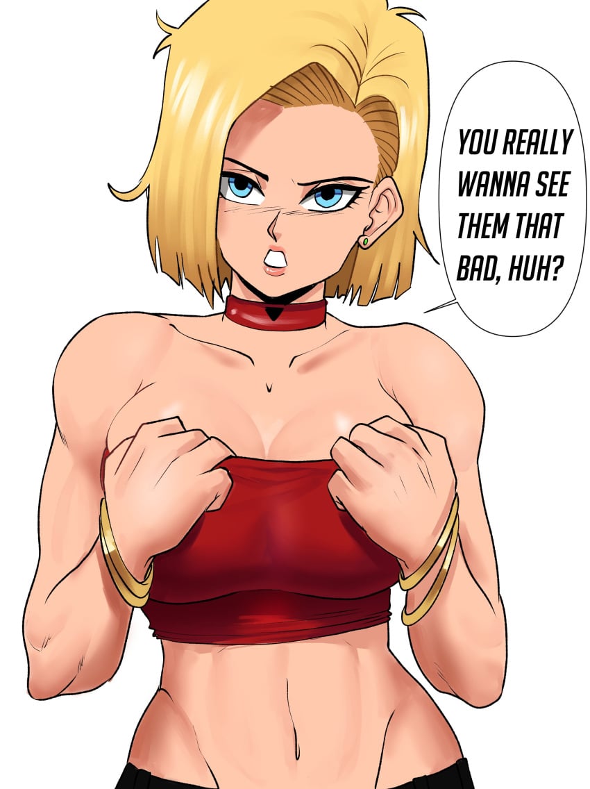 Android 18 having sex with Echosaber