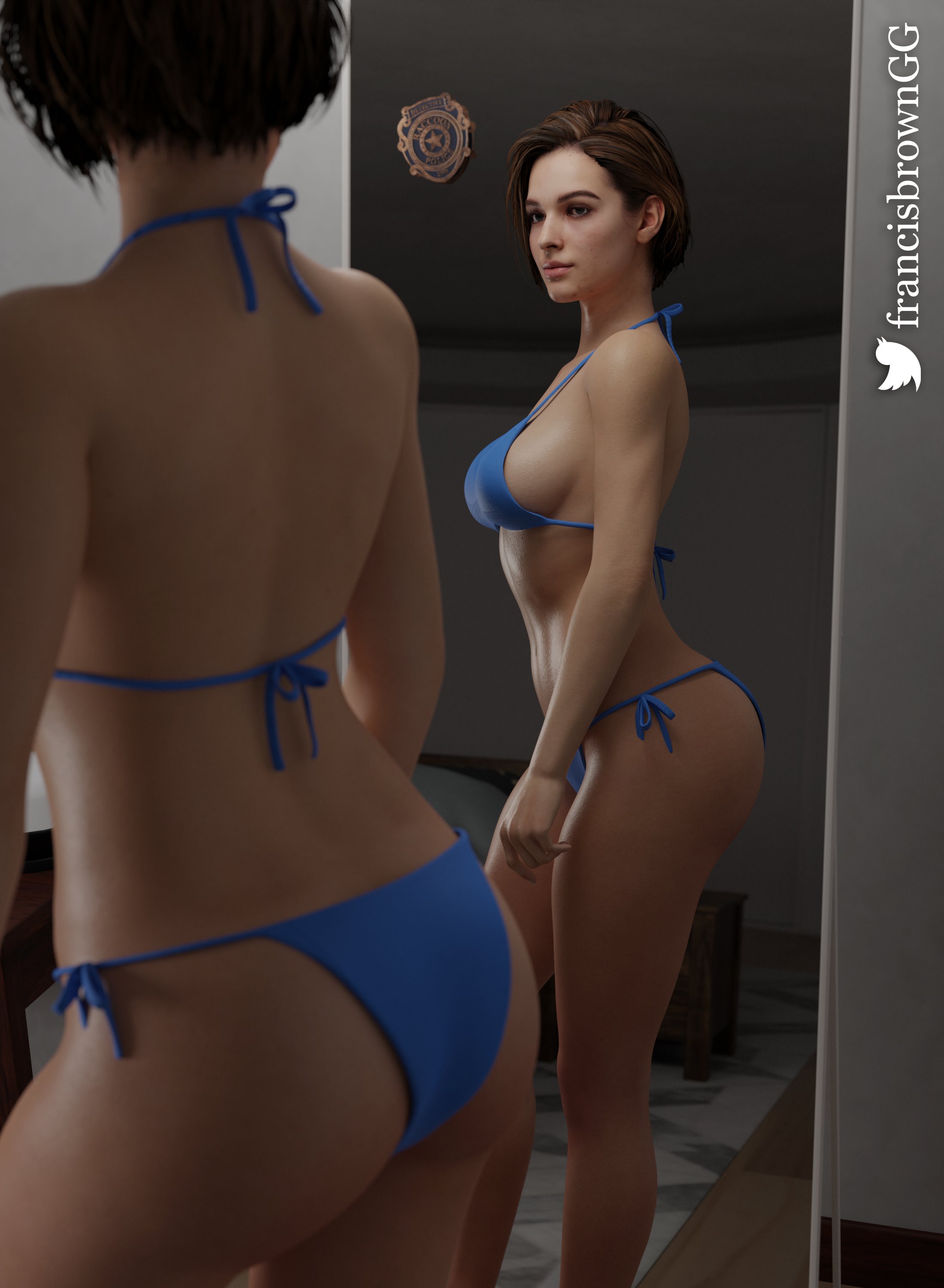 Jill in her room
#jillvalentine #residentevil #swimsuit #3d #blender #artist #sexy https://t.co/mPlYIOj8Be