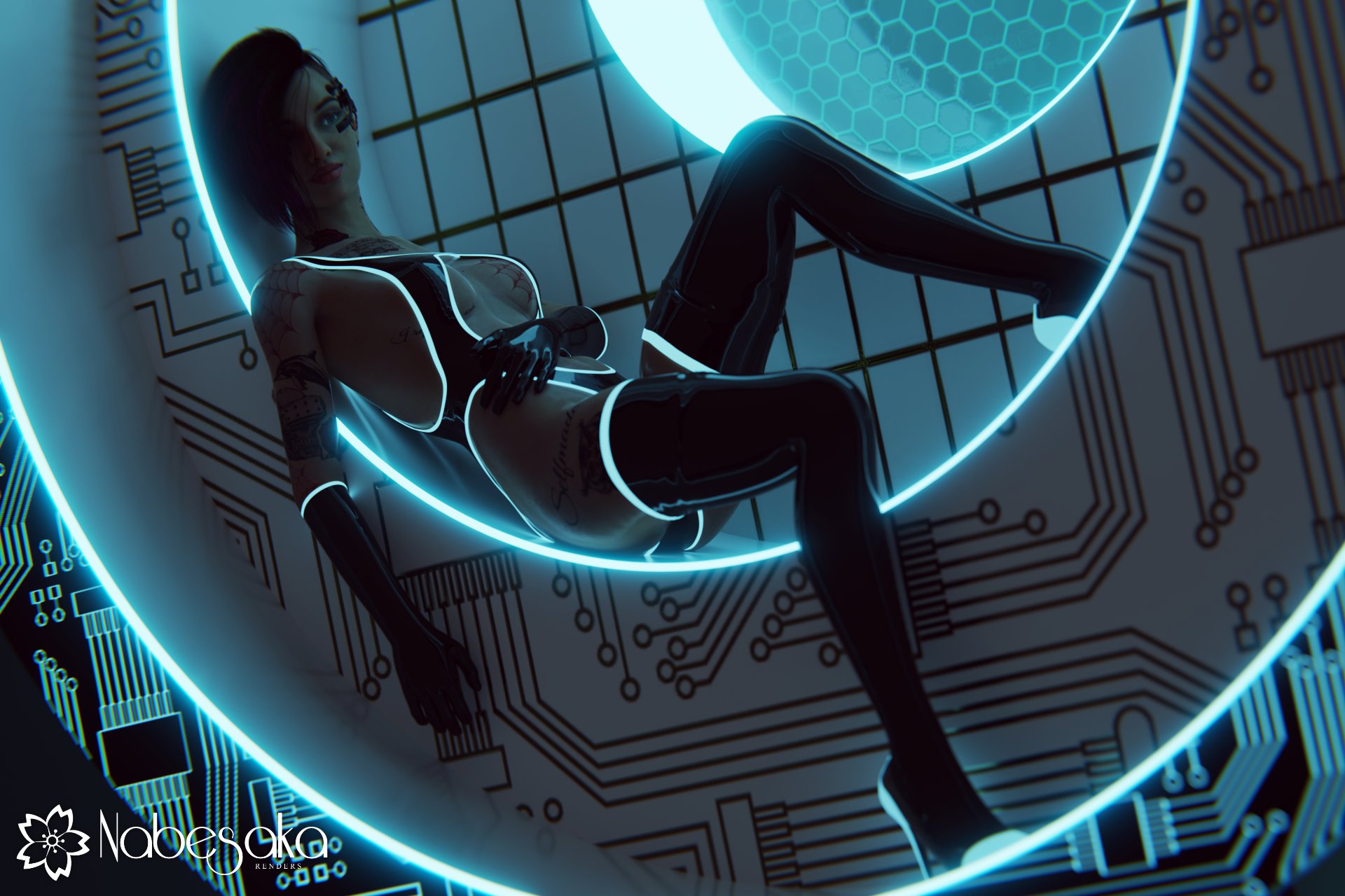 Another try at something
on the 'glamour' side of things.
The style of this render was inspired a little by Tron. Hope you enjoy this set of 3.
#JudyAlvarez #Blender3d #Cyberpunk2077 https://t.co/dOGQboy2Dz