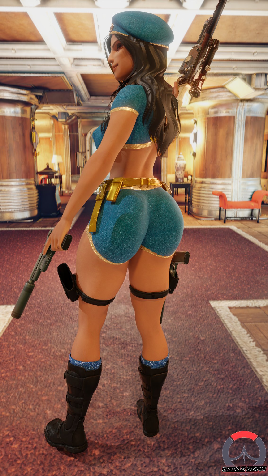 Meet Vault 54's Resident Sniper: #Ana Amari!
The key to her skill is her hidden "surprise!"
HDRi Background by @Major_Guardian
Some assistance given by @kinkykatt3d
Outfit details by @PharahBestGirl
#anaamari #overwatch #fallout #buttplug #nude #rule34 #NSFW #ass #bigass https://t.co/qa0kswVSLa