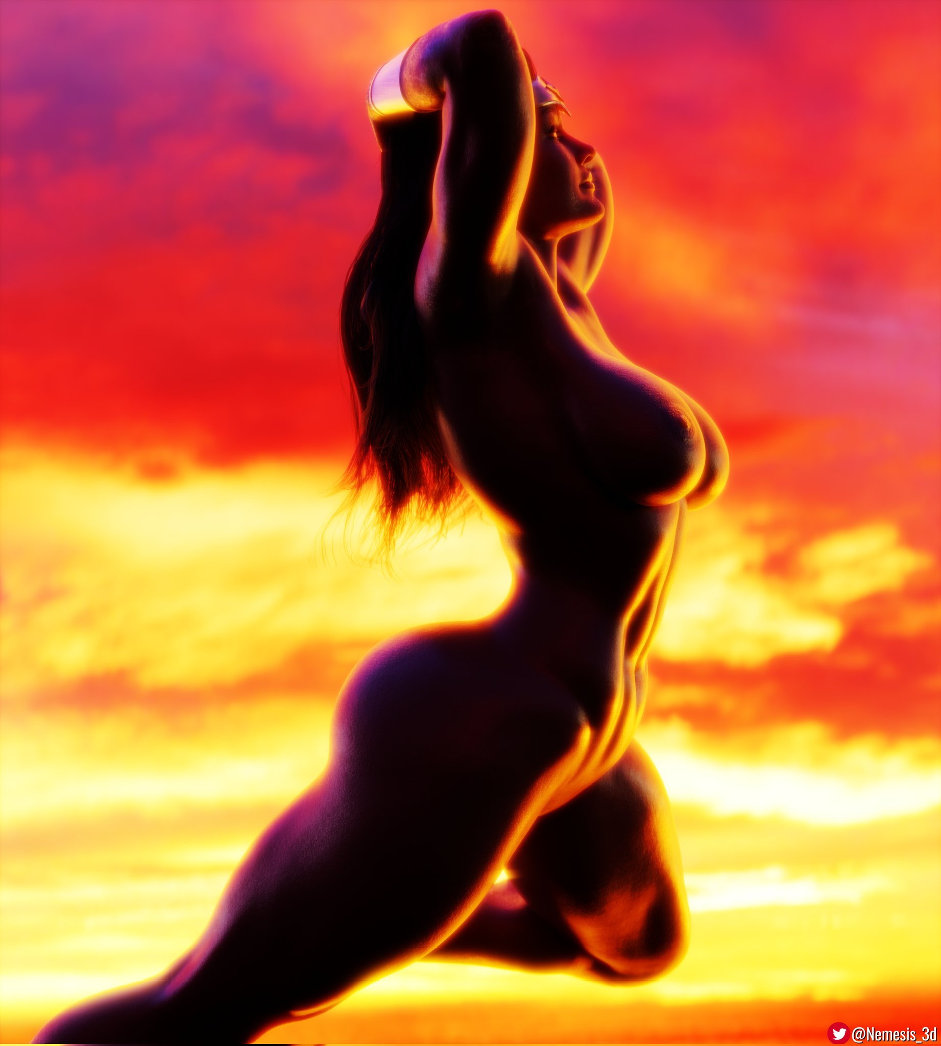 🌅Diana at sunset!🌅
A Golden Goddess at the golden hour basking in the warm orange glow at the end of a hard day!
WW by: @Rigid3d
⬇️Download here in 6k!⬇️
https://t.co/C6zQ5M4gUA
#WonderWoman #NSFW https://t.co/kEIpNAUP2g
