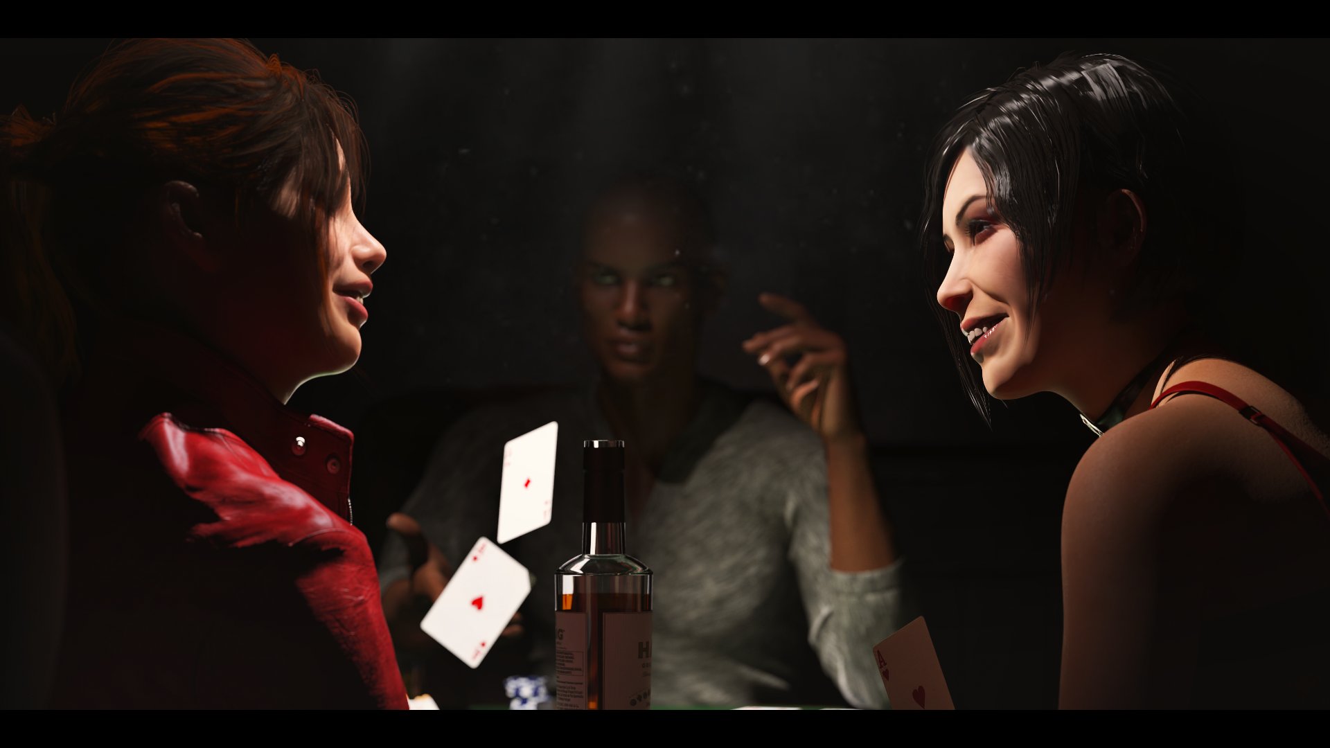 Ada Wong and Claire Redfield, poker time ♠️ https://t.co/QwWl3aZvQh