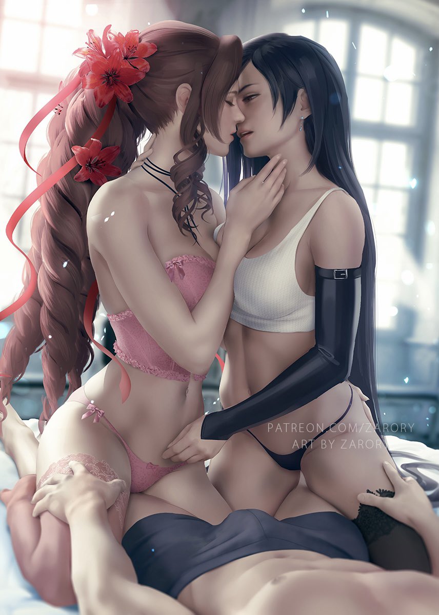 Tifa x Aerith ๐ฅฐ #FinalFantasy7Remake #tifa #aerith https://t.co/Kk5LqXh85B