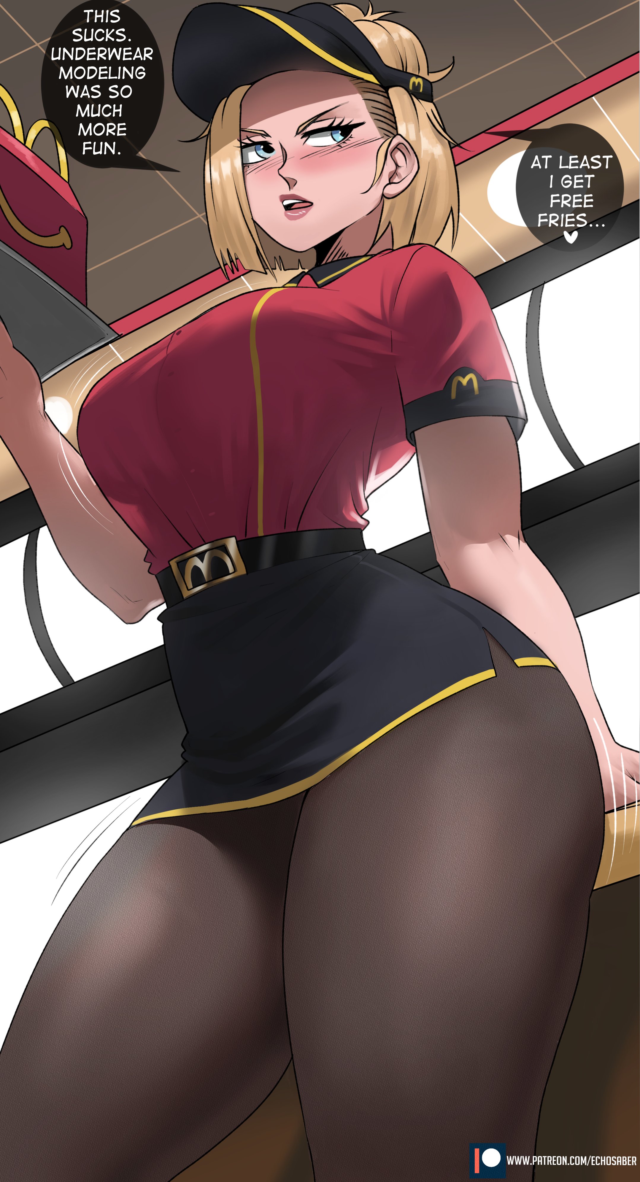 Android 18's new Job! https://t.co/AsGyggV19e