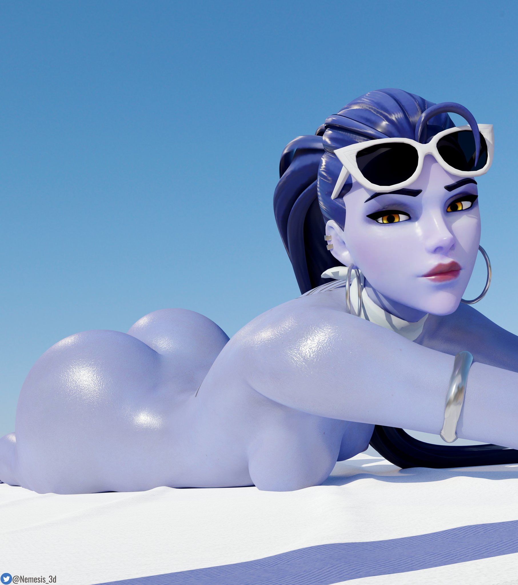 🏖️Widow's hot girl summer!👙
Sometimes when you're a dummy thicc, rich, super hot assassin, you can just take selfies on the beach all day!😏💜
⬇️Download here in 4k⬇️
https://t.co/betNfr7yDY
#Overwatch #Widowmaker #NSFW https://t.co/1iv9RSQ3Gh