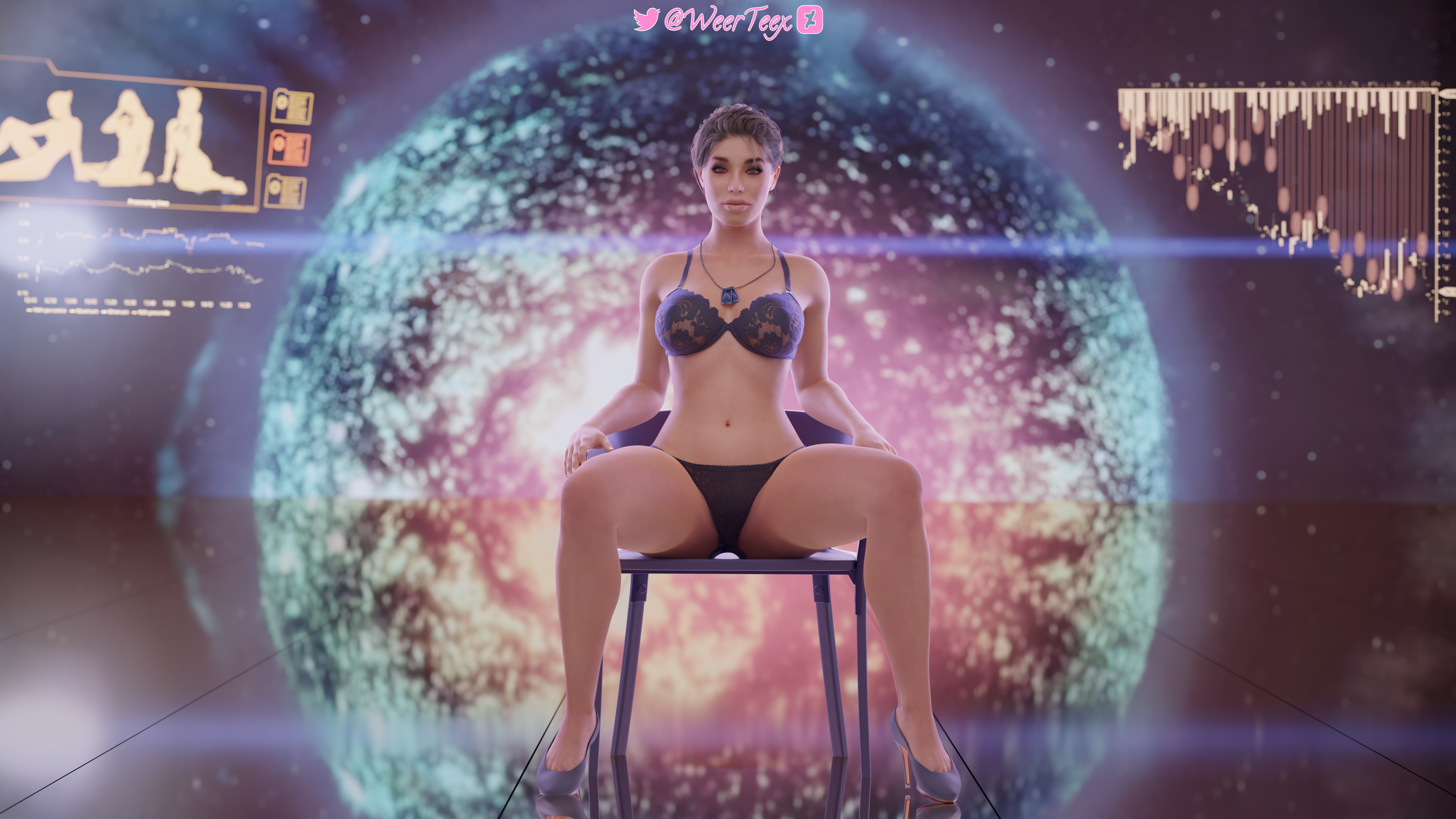 Best View in this Galaxy ✨Late birthday present for @BarracudaBrazen Model by @Rigid3d https://t.co/HmHsXa64a5