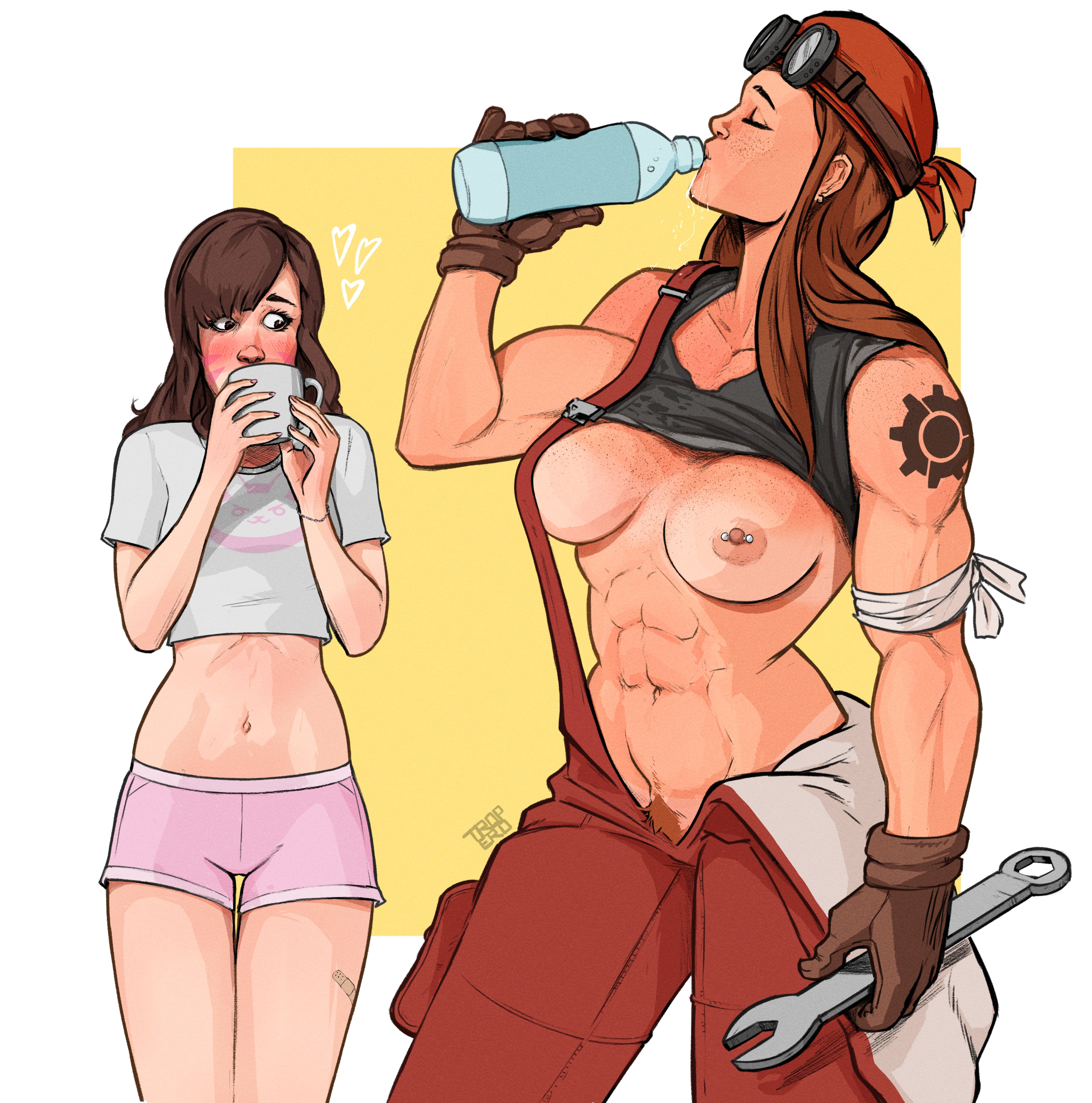 DVa and Brigitte being "gal pals"
#Overwatch #Overwatch2 https://t.co/KMG61mC6Zq