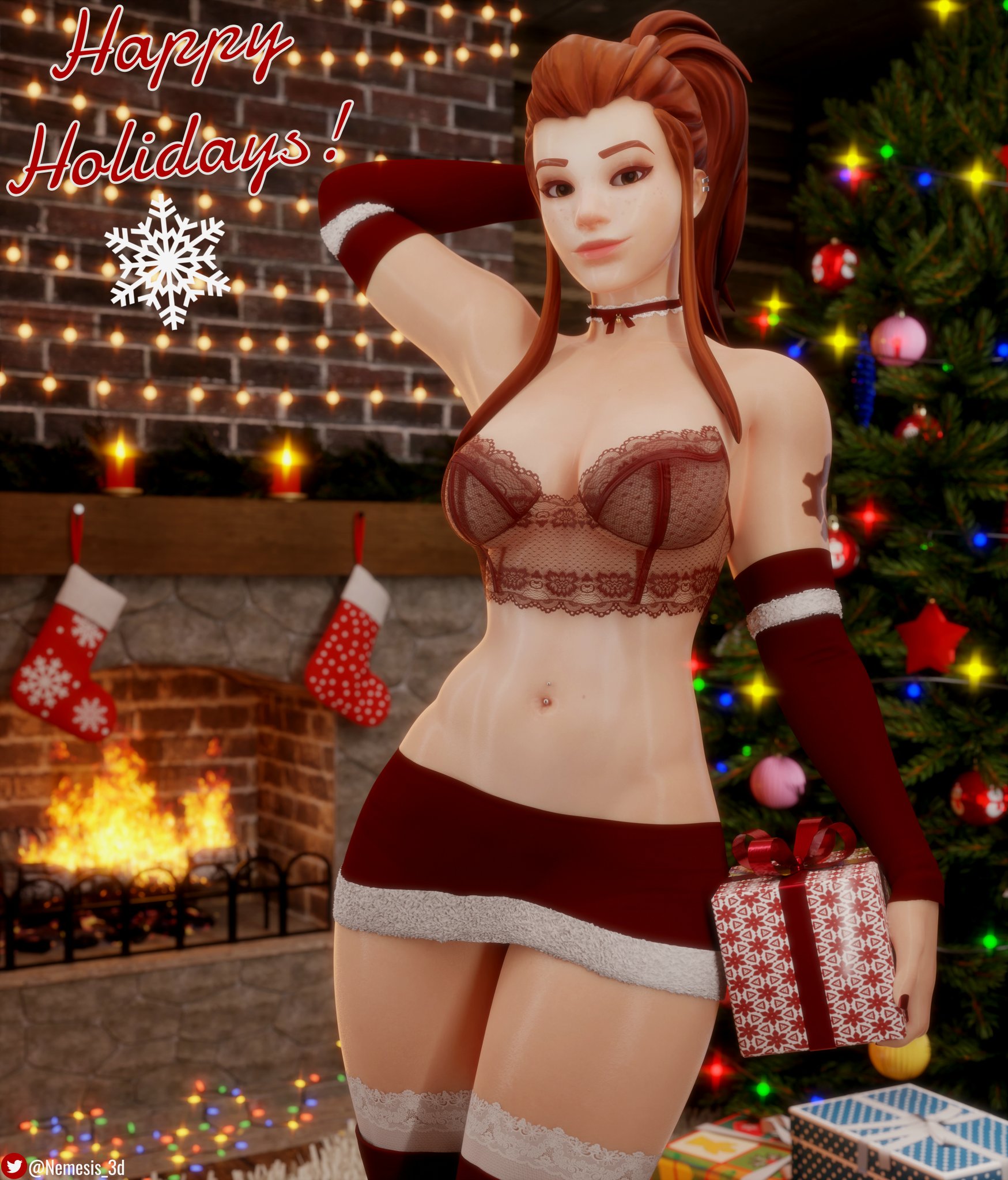 🎄Happy Holidays from Brig!❄️⚙️
Remember to keep warm this holiday season by cuddling up next to the fire or with a big, warm, Swedish beefcake cutie!😏🥰
⬇️Download here in 4k+⬇️
https://t.co/EARi4lqkVA
#Overwatch #Brigitte #NSFW https://t.co/y0HlcdvUow