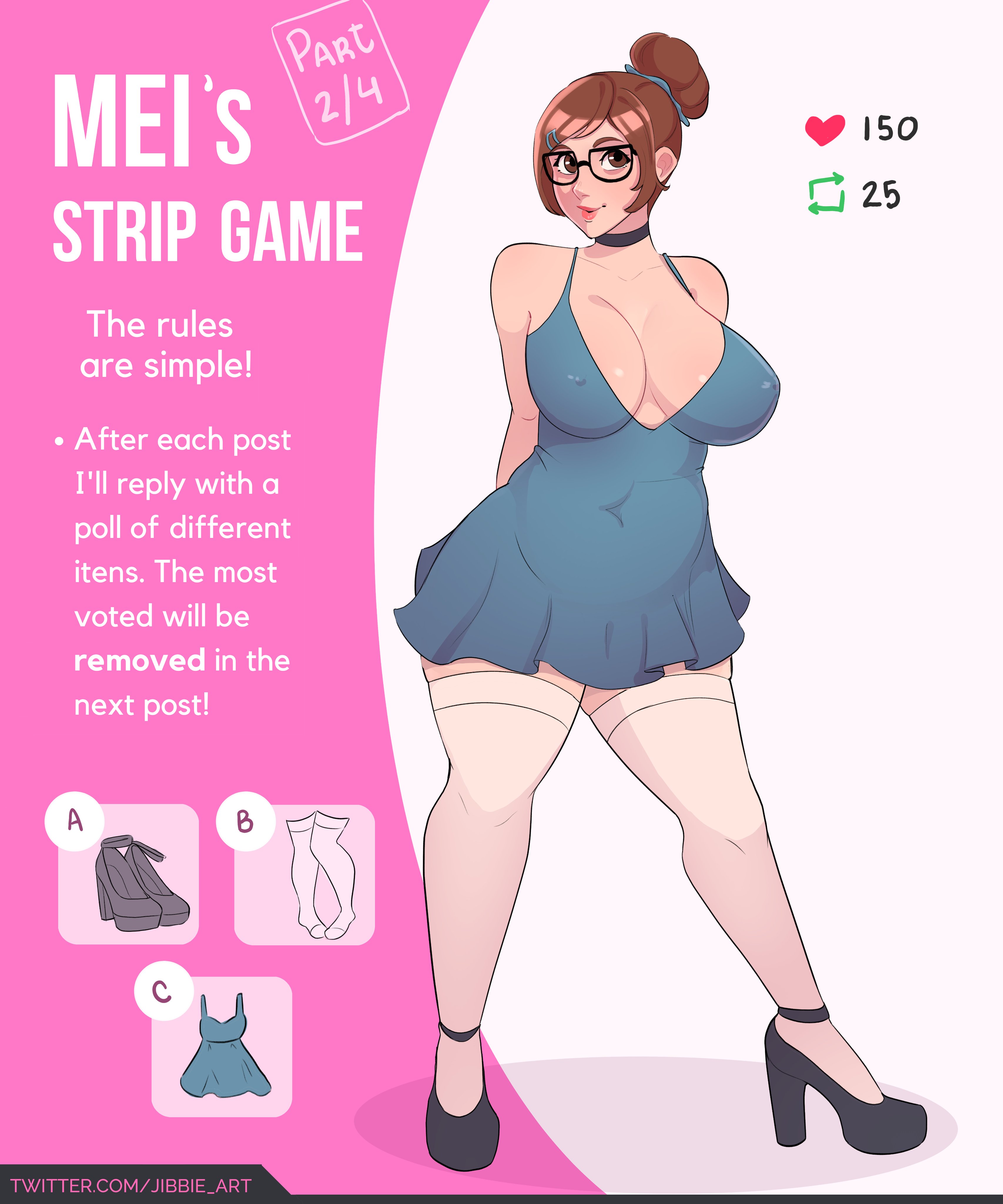 Mei's Strip Game! ✨Part 2✨
Inspired by @scott_malin , @_D_A_S_H_I_ and @synn_house games! https://t.co/mXxnW4pwnZ