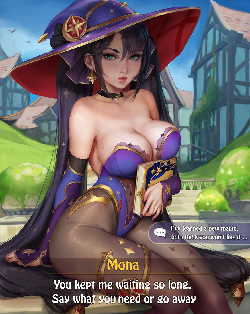 Firstly want to wish you all a Happy New Year!
I finally hit Mona, this is the last pic for November.
Unfortunately, I didn't do much art this year, which is very frustrating for me, but I decided that I would try hard in this year. <3 https://t.co/rIkeJxpvLf
